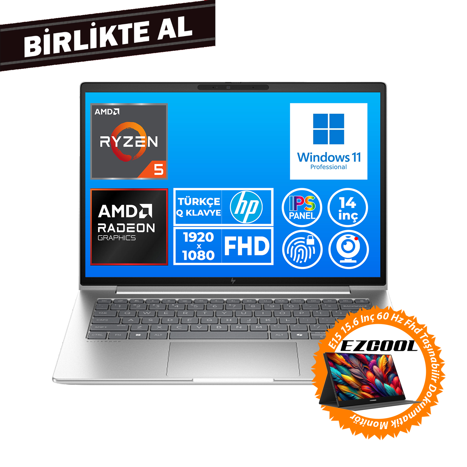 HP EliteBook 645 G9 Ryzen 5 Pro 5675U 32GB 1TB SSD 14
