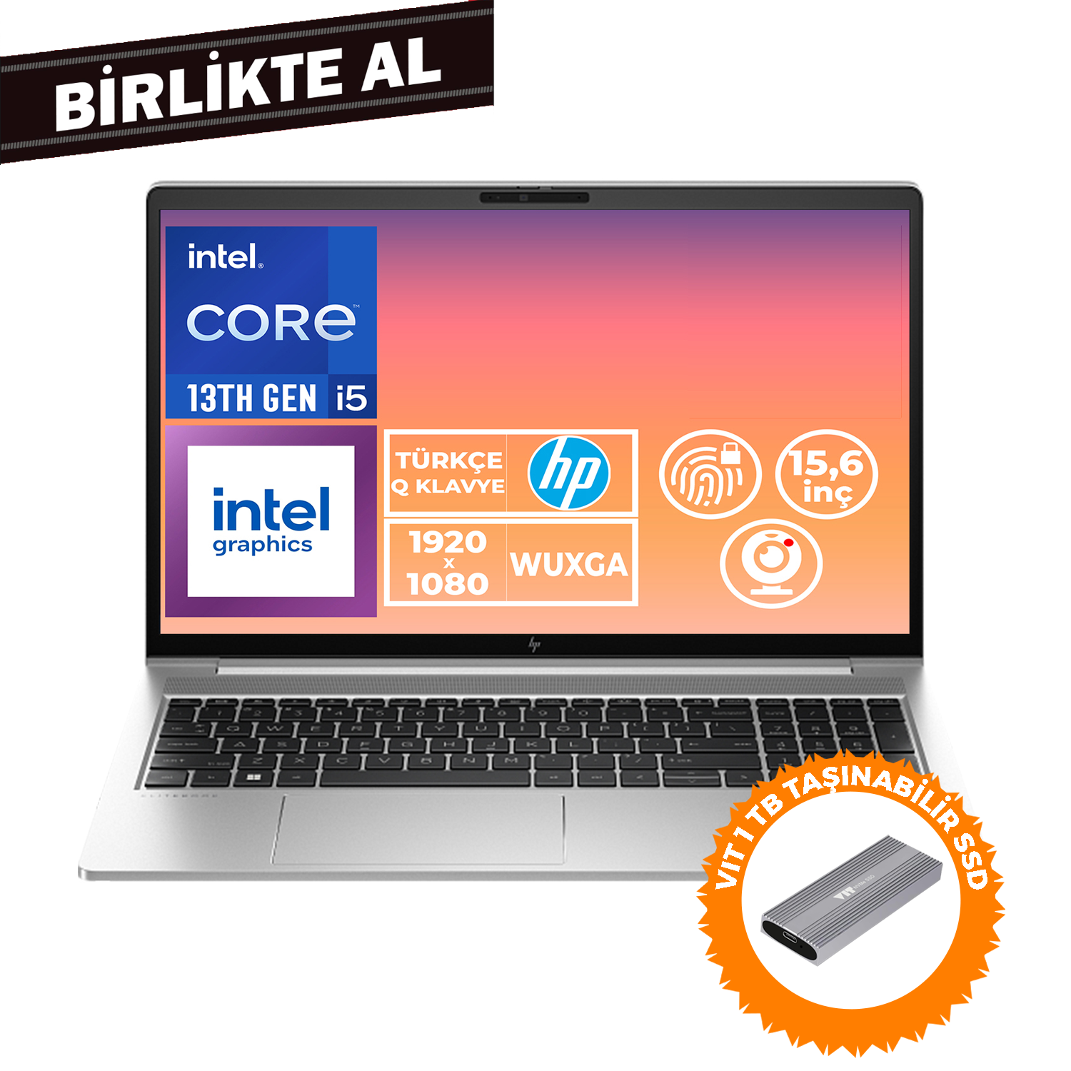 HP EliteBook 650 G10 i5-1335U 16GB 512GB SSD 15.6