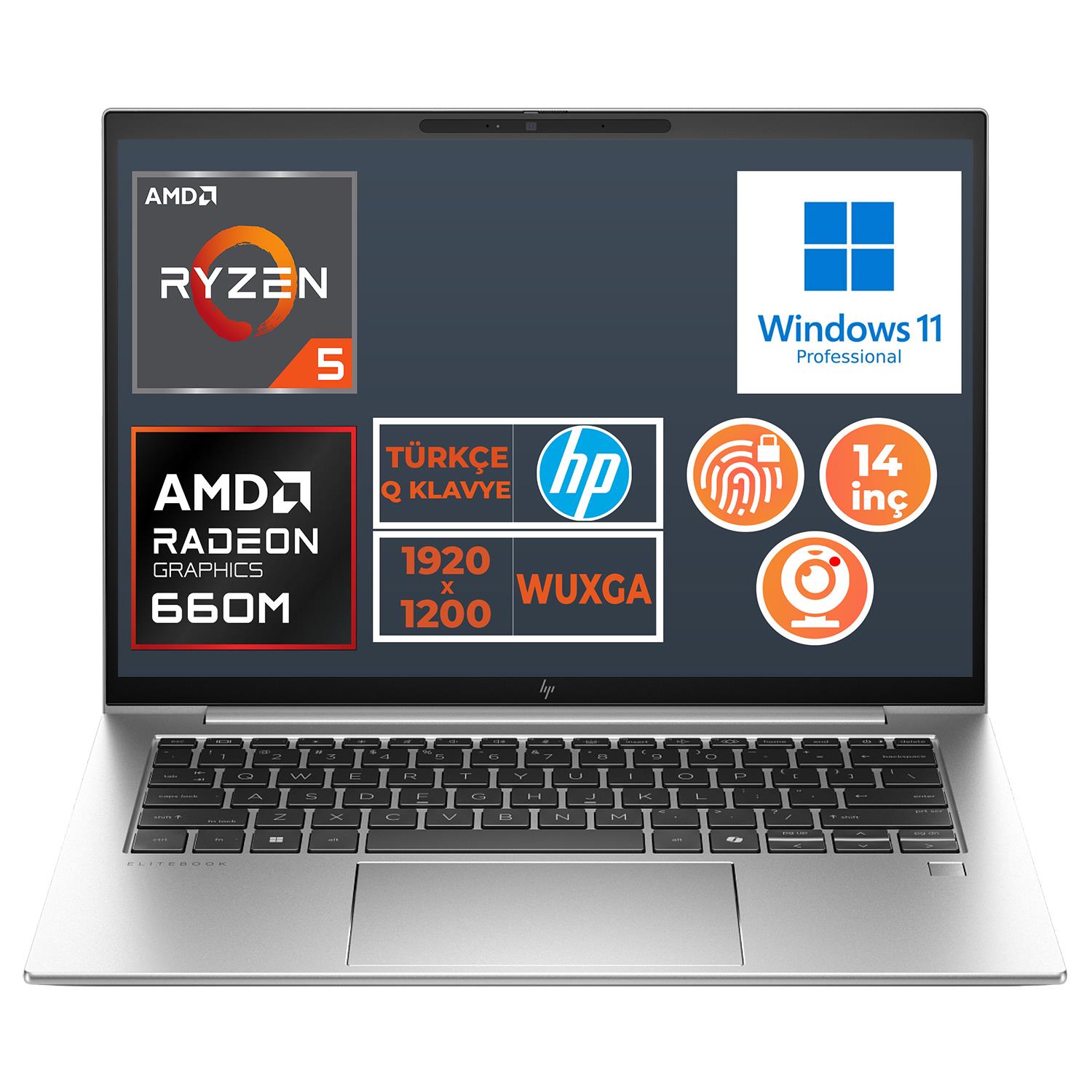 HP EliteBook 845 G9 Ryzen 5 6600U 16GB 256GB SSD 14