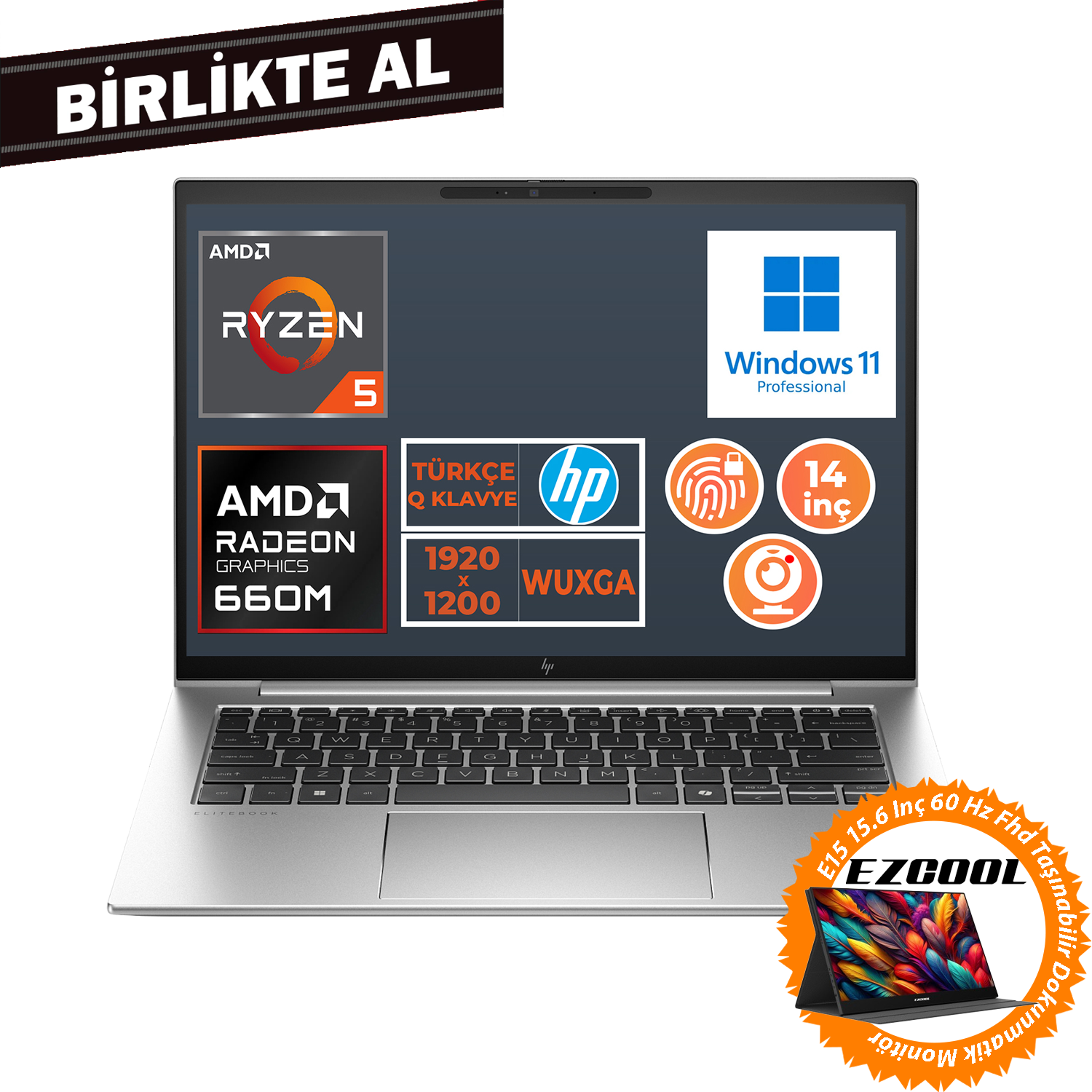 HP EliteBook 845 G9 Ryzen 5 6600U 16GB 512GB SSD 14