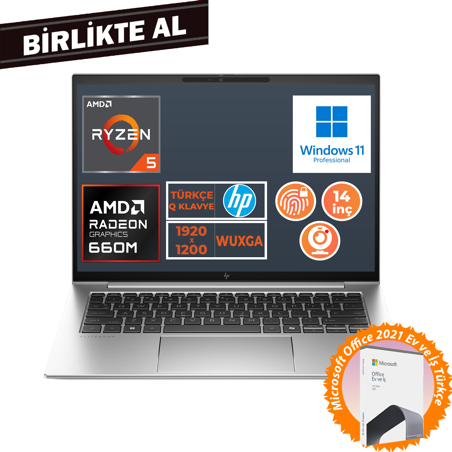 HP EliteBook 845 G9 Ryzen 5 6600U 32GB 1TB SSD 14