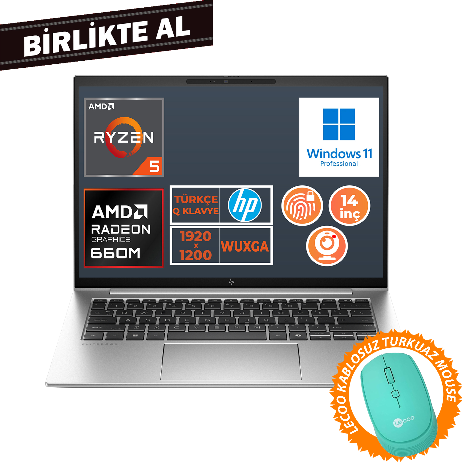 HP EliteBook 845 G9 Ryzen 5 6600U 8GB 512GB SSD 14