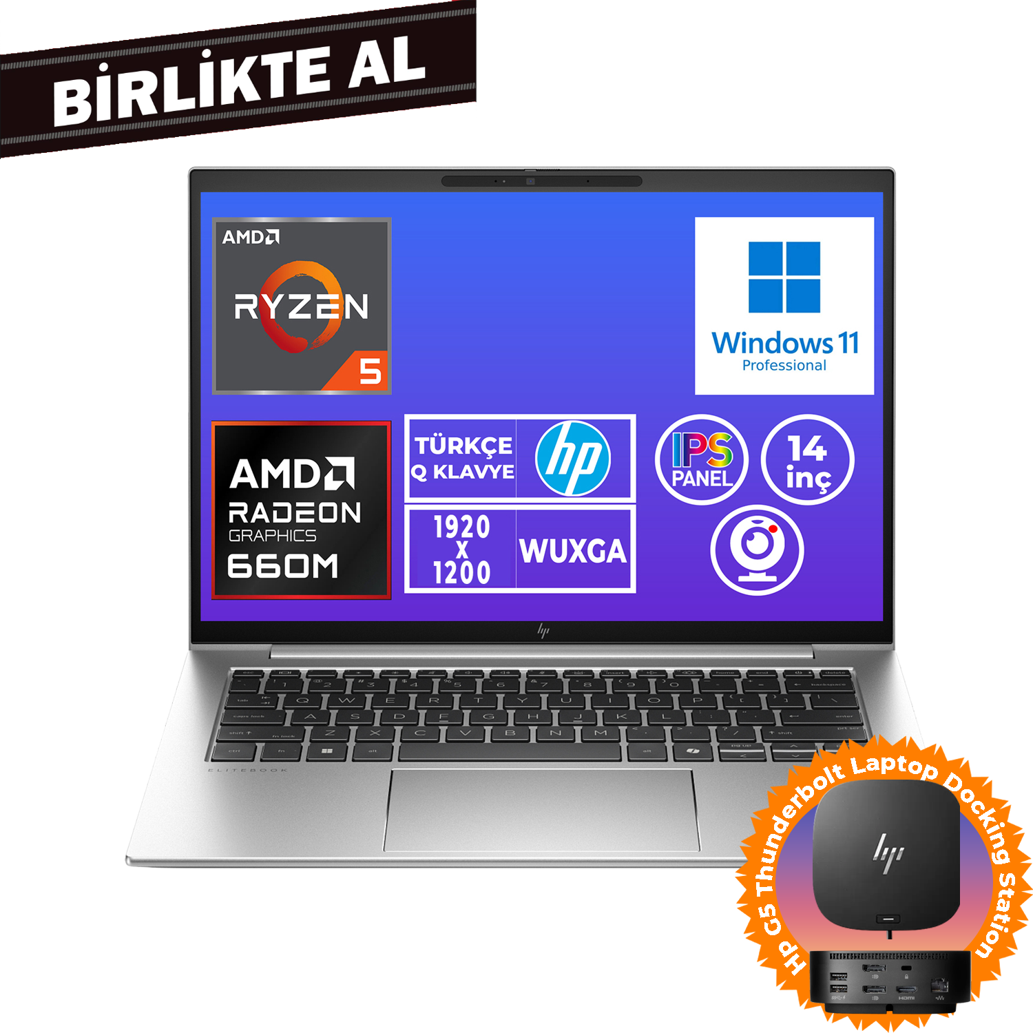 HP EliteBook 845 G9 Ryzen 5 6600U 8GB 512GB SSD 14
