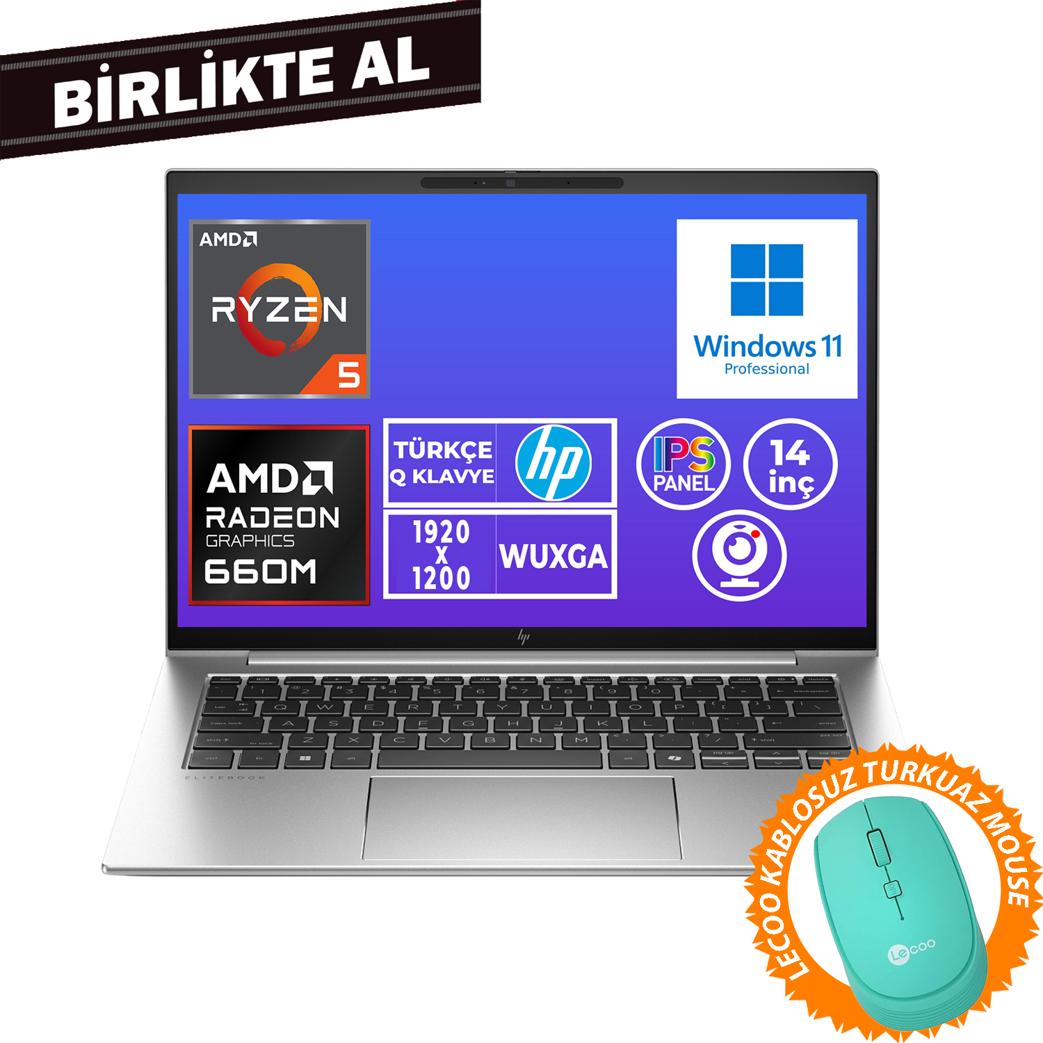 HP EliteBook 845 G9 Ryzen 5 6600U 8GB 512GB SSD 14
