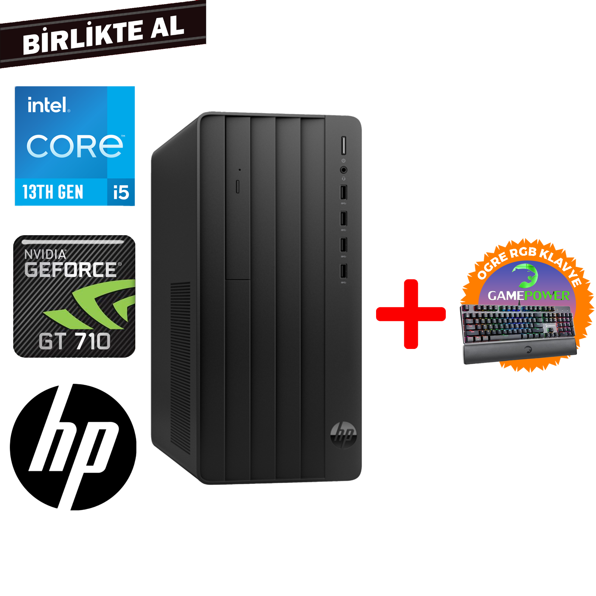 HP Pro 290 G9 i5-13500 16GB 512GB SSD 4 GB GT710 W11P Masaüstü PC + Gaming Klavye 624A6ET 085 Masaüstü Bilgisayar HP 624A6ET 085 Distribütör  HP Pro 290 G9 i5-13500 16GB 512GB SSD 4 GB GT710 W11P Masaüstü PC + Gaming Klavye 624A6ET 085