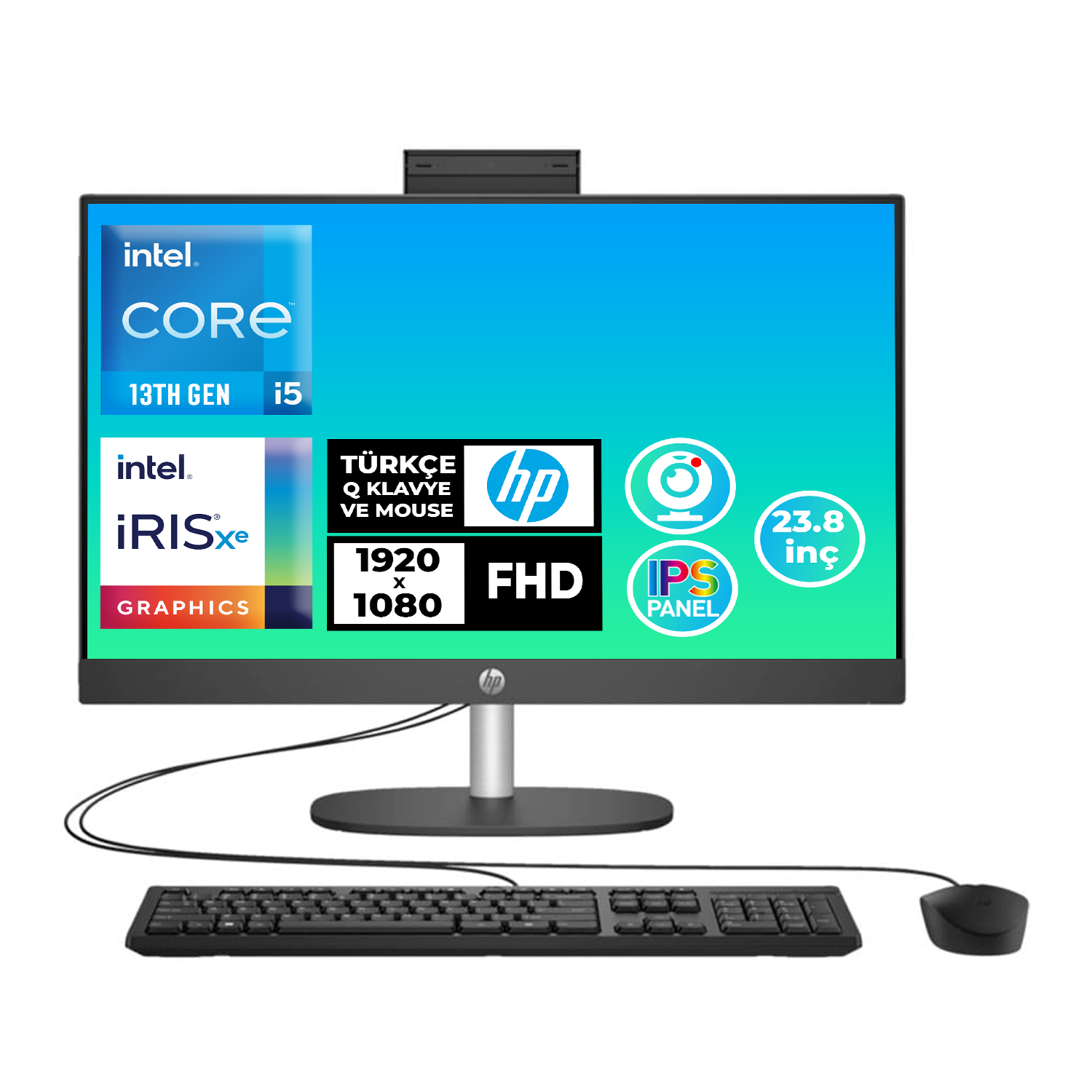 HP ProOne 240 G10 i5-1334U 16GB 512GB SSD 23.8