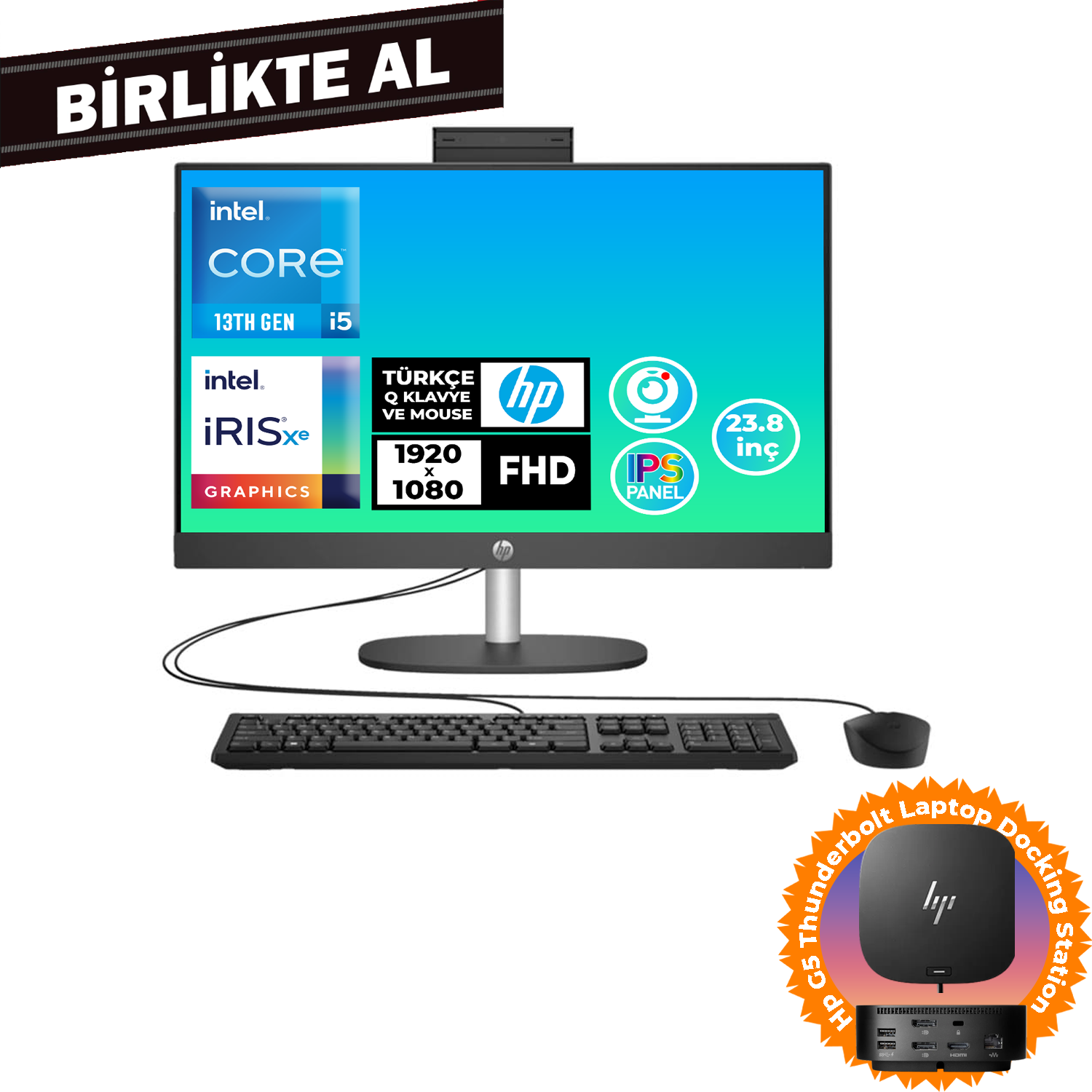 HP ProOne 240 G10 i5-1334U 32GB 1TB SSD 23.8