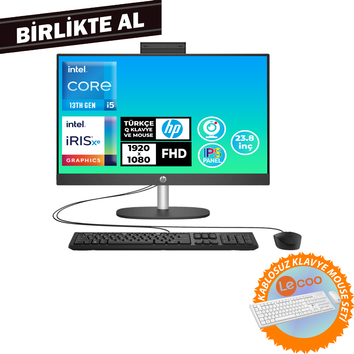 HP ProOne 240 G10 i5-1334U 32GB 512GB SSD 23.8