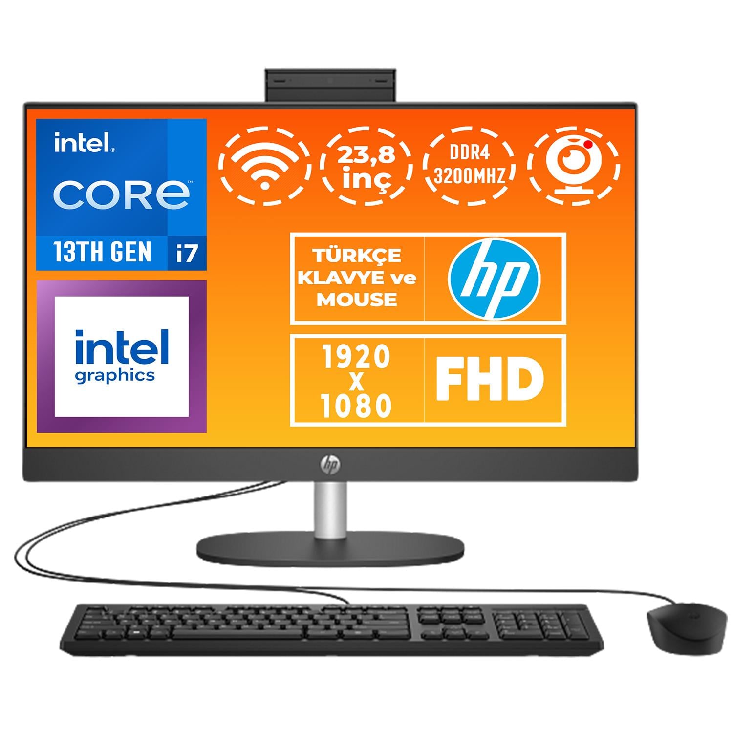 HP ProOne 240 G10 i7-1355U 32GB 512GB SSD 23.8