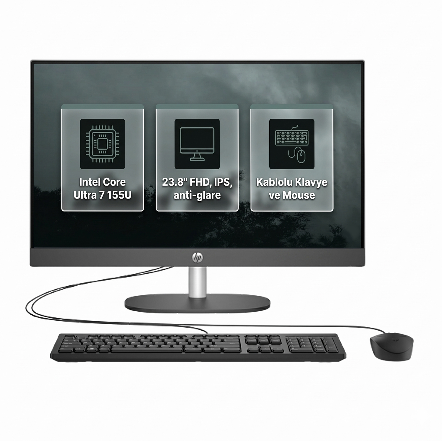 HP ProOne 240 G10 Intel Core Ultra 7 155U 32GB 1TB SSD 23.8