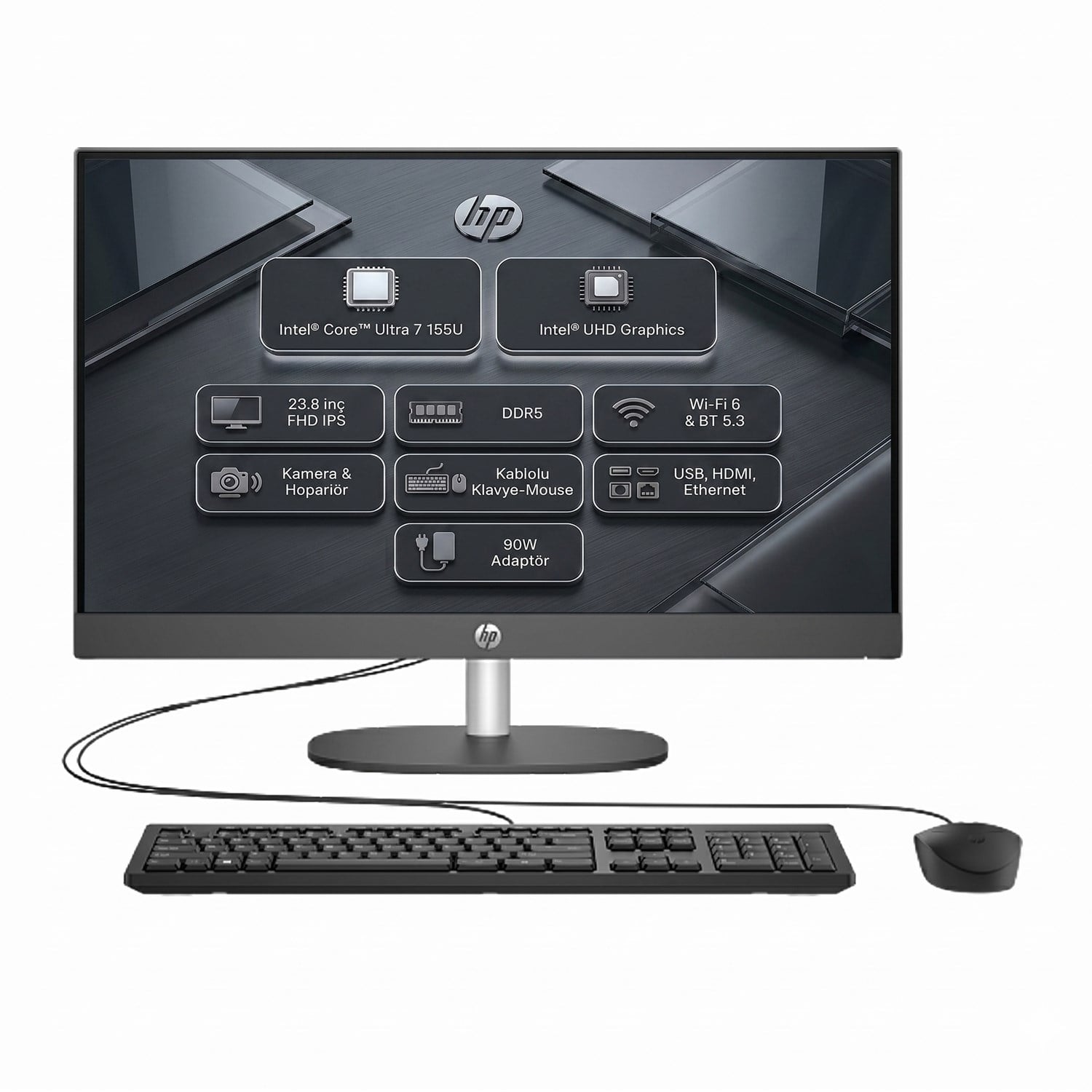 HP ProOne 240 G10 Ultra 7 155U 48GB 4TB SSD 23.8