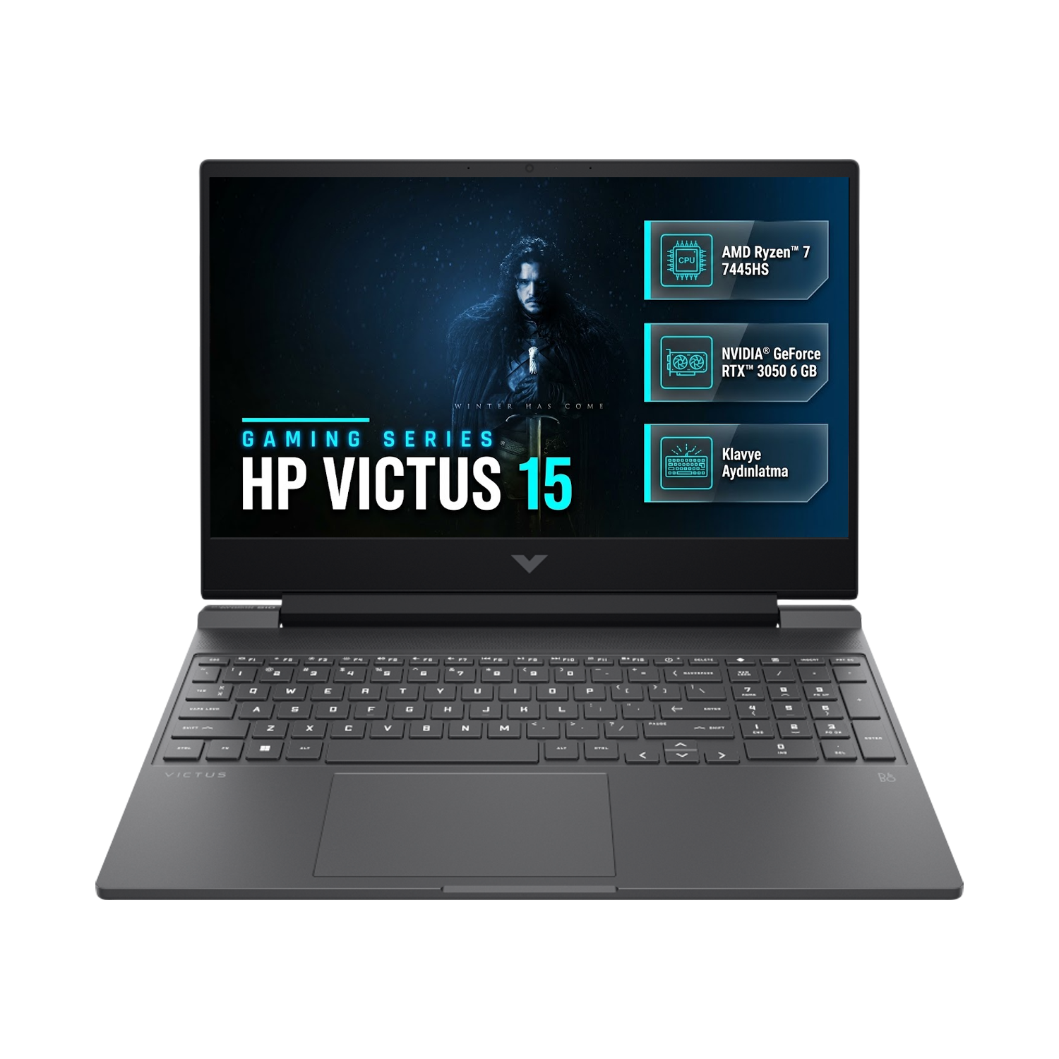 HP Victus 15 AMD Ryzen 7 7445HS 16GB 512GB SSD 6 GB RTX3050 15.6