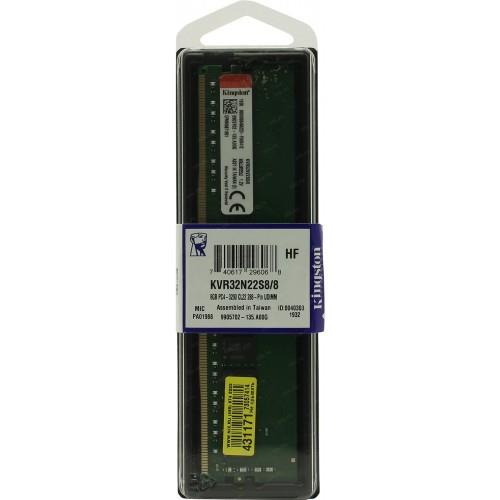 Kingston 8GB 3200MHZ DDR4 CL22 Masaüstü Ram KVR32N22S8/8 Bellek (Ram) KINGSTON KVR32N22S8/8 Distribütör EXCEL|8322052307220 Kingston 8GB 3200MHZ DDR4 CL22 Masaüstü Ram KVR32N22S8/8