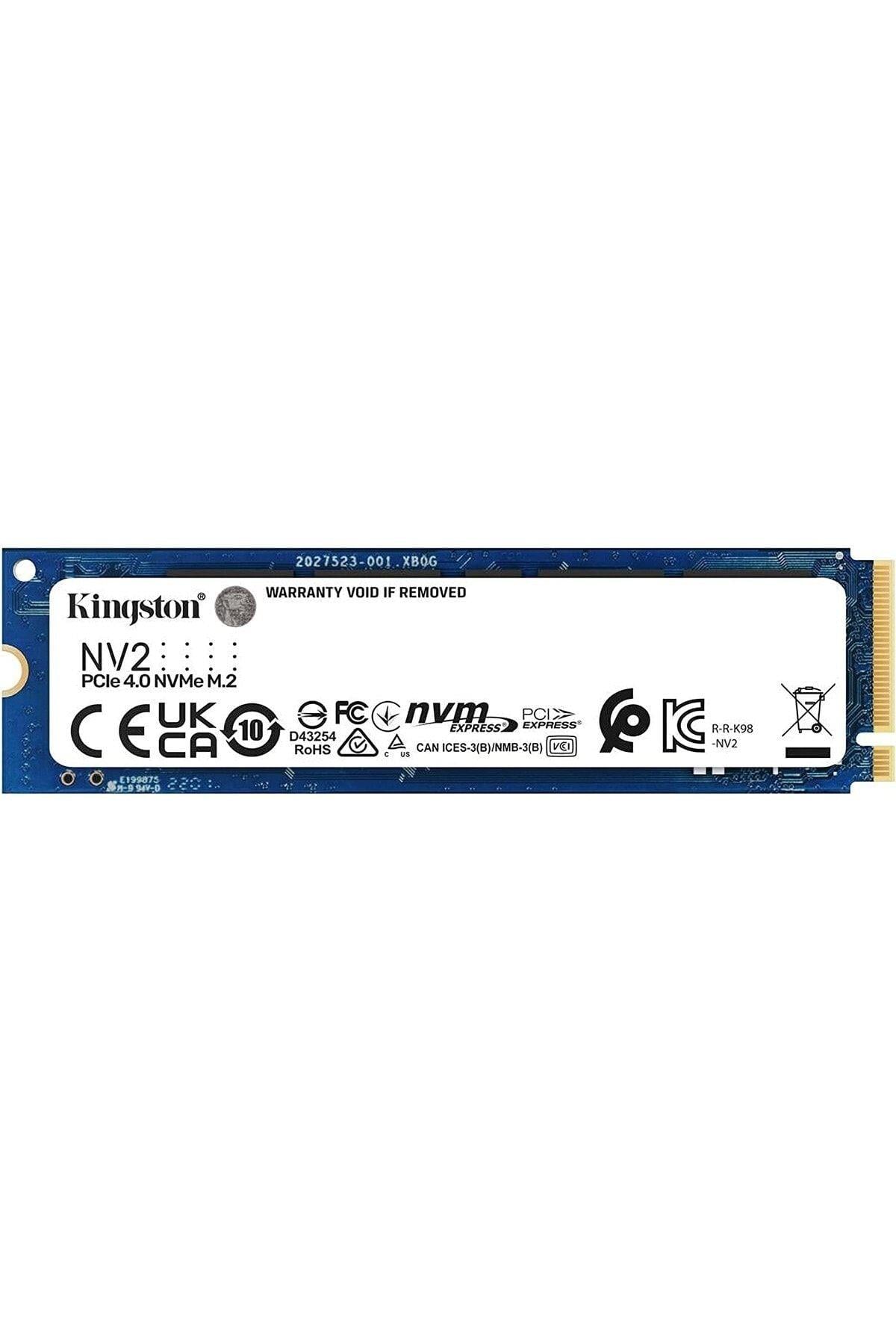 Kingston NV2 1TB 3500MB/2100MBS NVME PCIE M2 SSD SNV2S/1000G SSD Disk KINGSTON SNV2S/1000G Distribütör EXCEL|0740617329919 Kingston NV2 1TB 3500MB/2100MBS NVME PCIE M2 SSD SNV2S/1000G