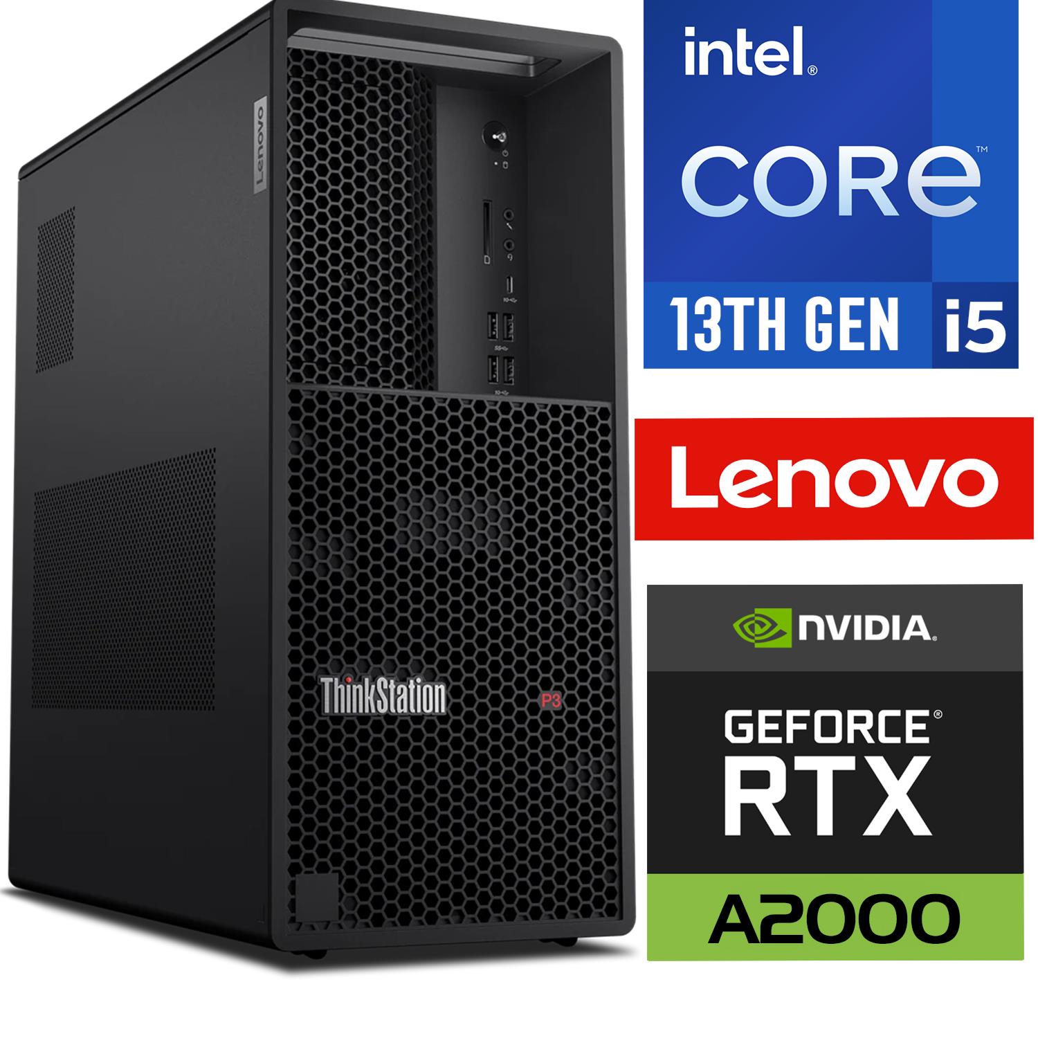 Lenovo DWS ThinkStation P3 Intel Core i5-13600K vPro 48GB 2TB SSD 12 GB RTXA2000 W11P 30GS005QTR 004 Masaüstü İş İstasyonu LENOVO 30GS005QTR 004 Distribütör  Lenovo DWS ThinkStation P3 Intel Core i5-13600K vPro 48GB 2TB SSD 12 GB RTXA2000 W11P 30GS005QTR 004