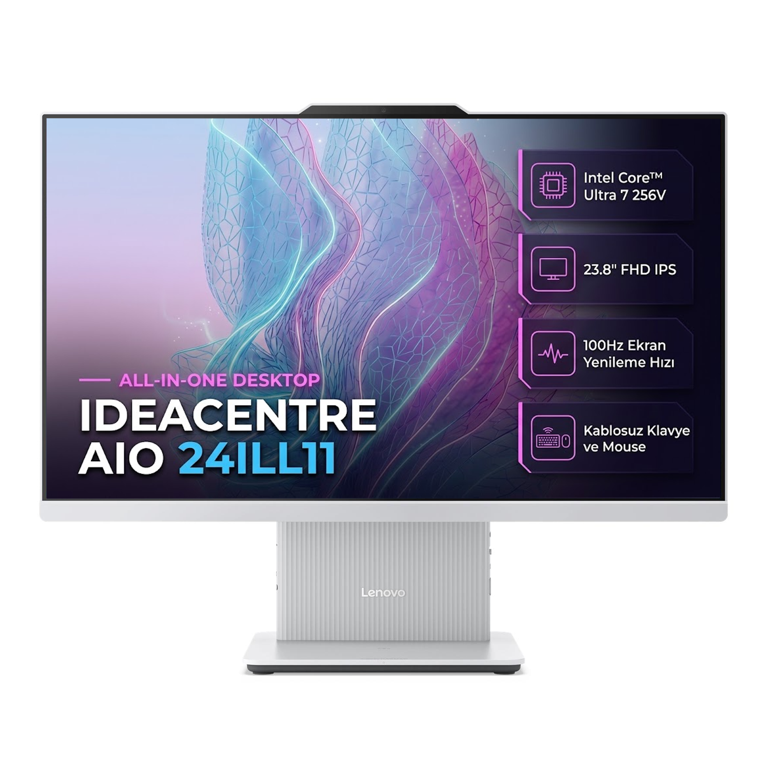 Lenovo Ideacentre 24ILL11 Intel Core Ultra 7 256V 16GB 1TB SSD 23.8