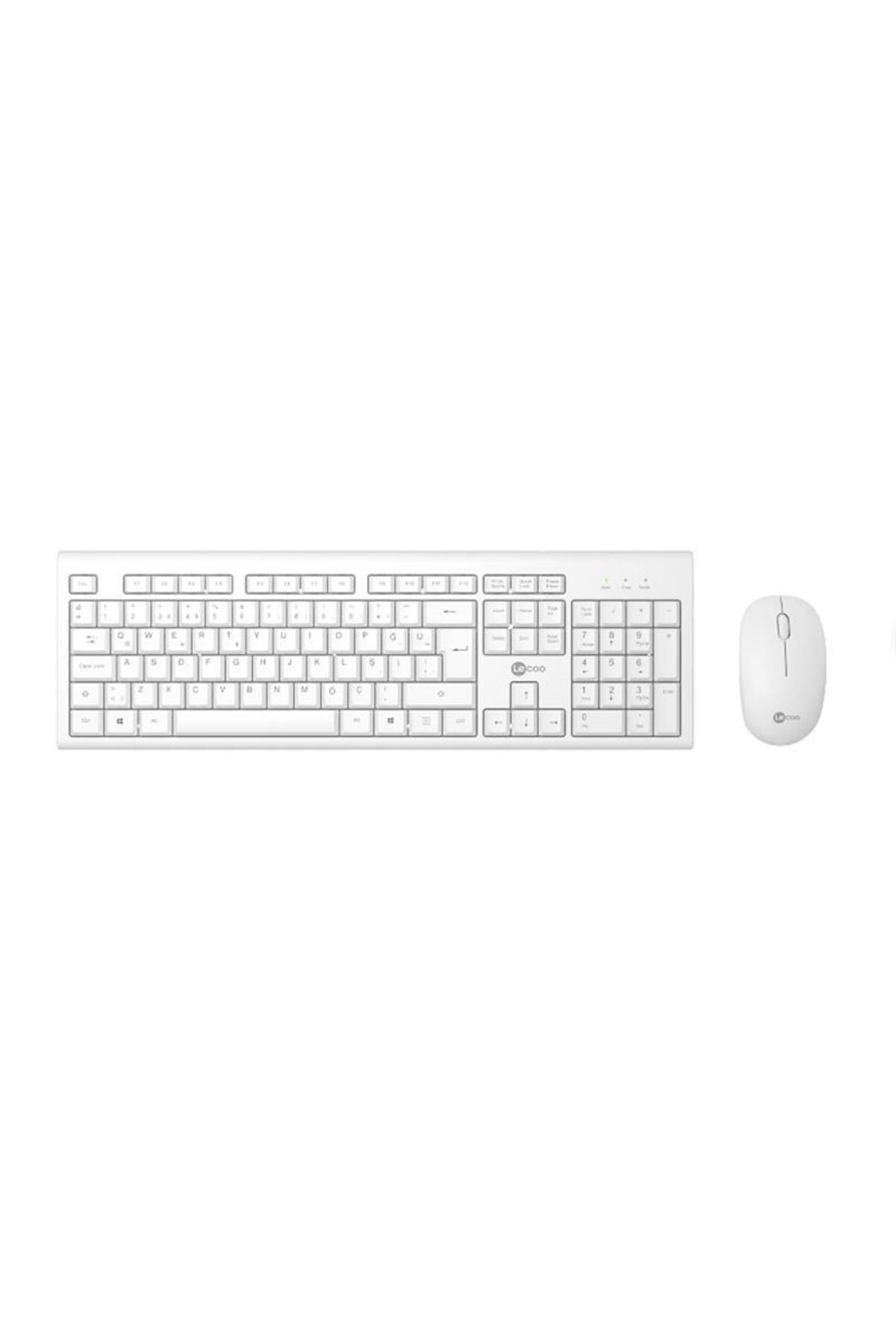 LENOVO LECOO KABLOSUZ TÜRKÇE Q KLAVYE MOUSE SET BEYAZ KW200-B Klavye & Mouse LENOVO KW200-B Distribütör  LENOVO LECOO KABLOSUZ TÜRKÇE Q KLAVYE MOUSE SET BEYAZ KW200-B