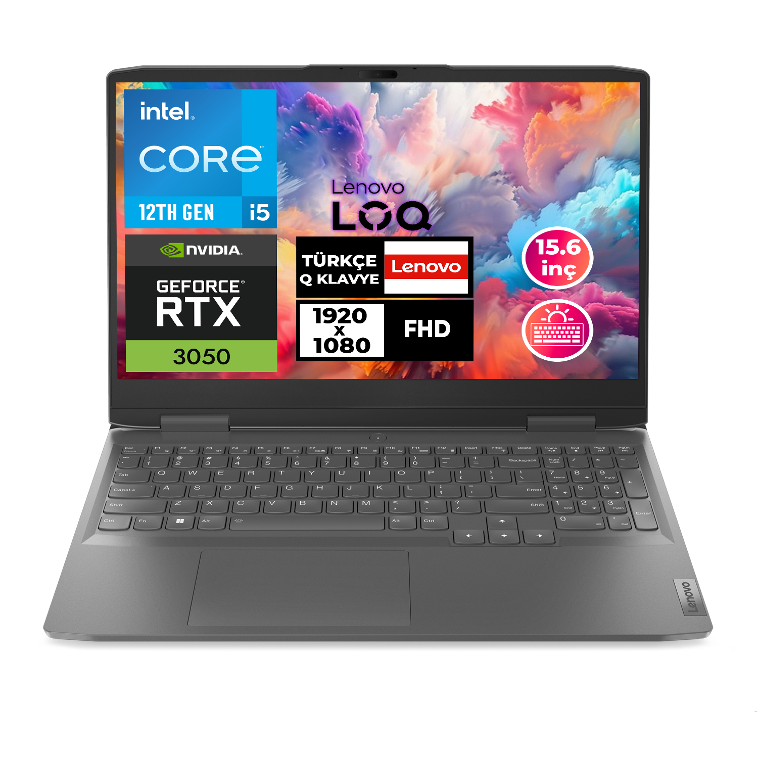 Lenovo LOQ 15IRH8 i5-12450H 32GB 2TB SSD 6 GB RTX3050 15.6