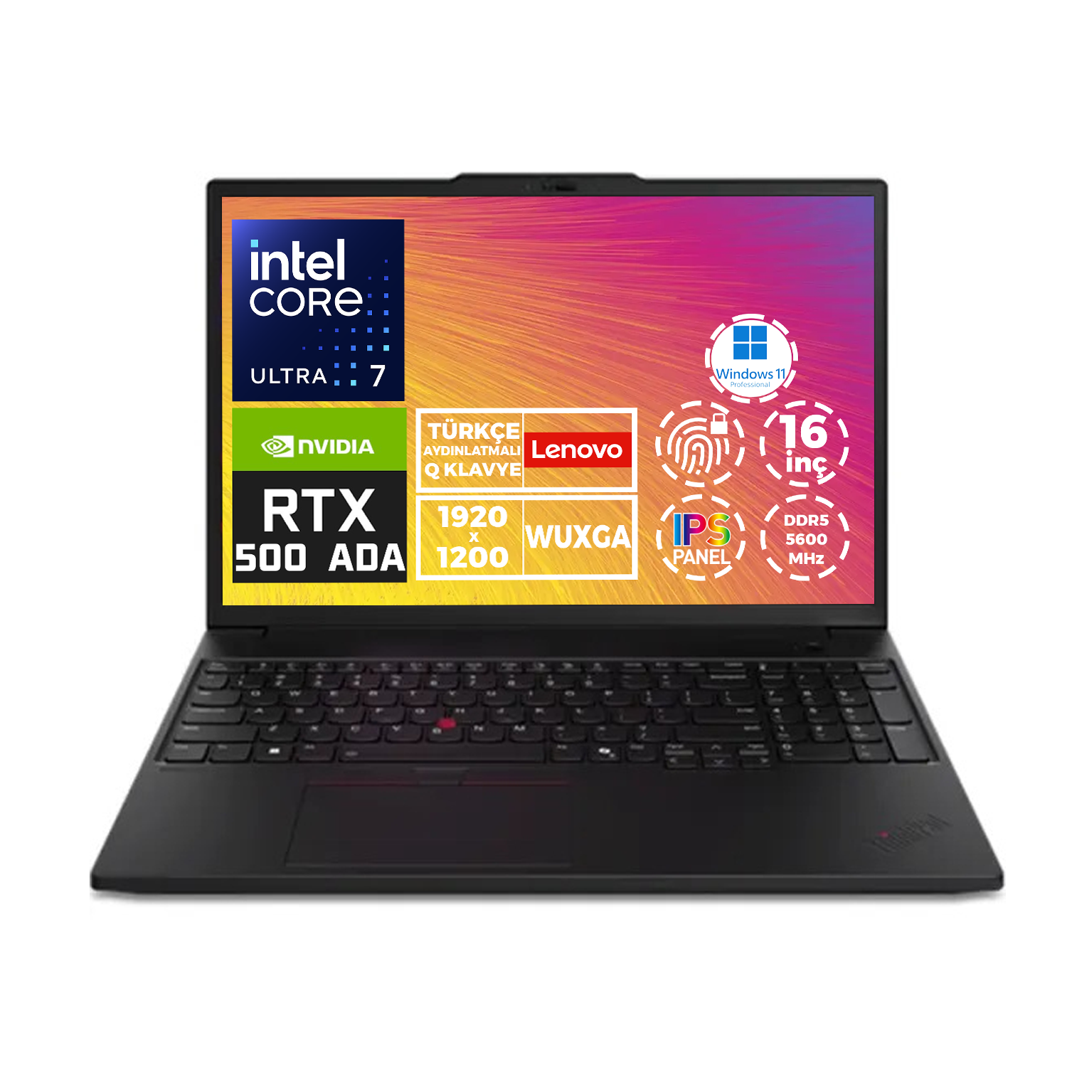 Lenovo MWS ThinkPad P16s G3 Ultra 7 155H 24GB 2TB SSD 4 GB RTX500 Ada 16