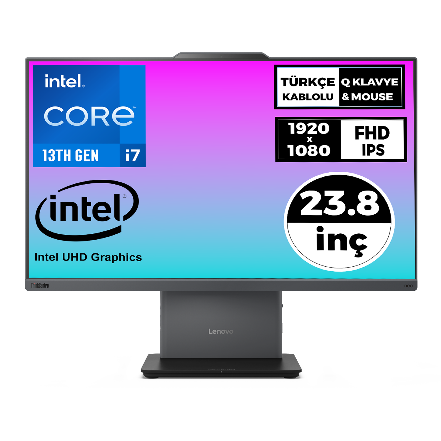 Lenovo ThinkCentre Neo 50a 24 G5 i7-13620H 32GB 2TB SSD 23.8