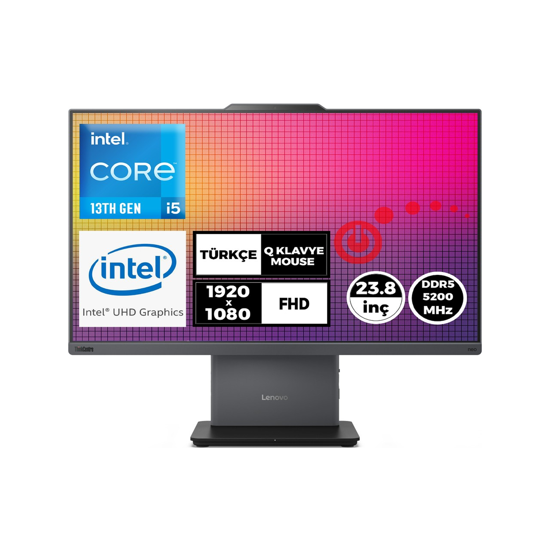 Lenovo ThinkCentre Neo 50A G5 i5-13420H 16GB 1TB SSD 23.8