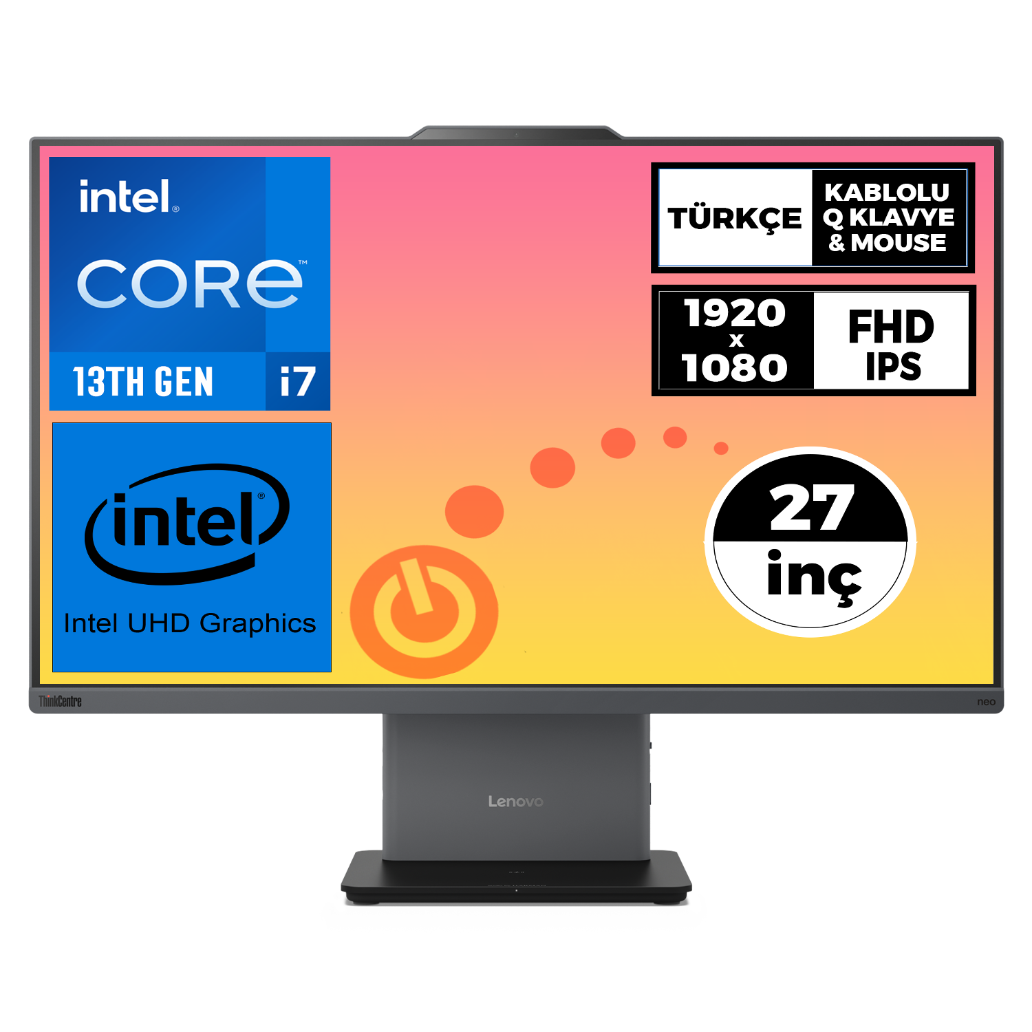 Lenovo ThinkCentre Neo 50A G5 i7-13620H 32GB 1TB SSD 27