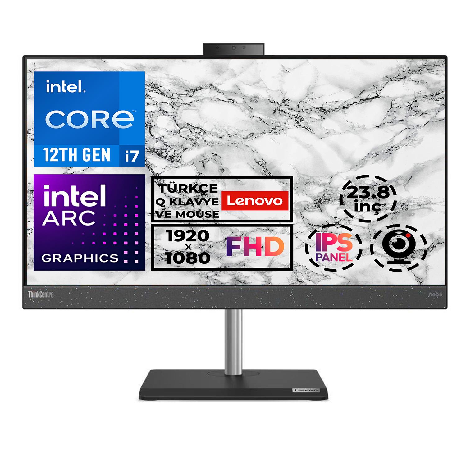 Lenovo ThinkCentre Neo 50a i7-12700H 16GB RAM 512GB SSD 23.8