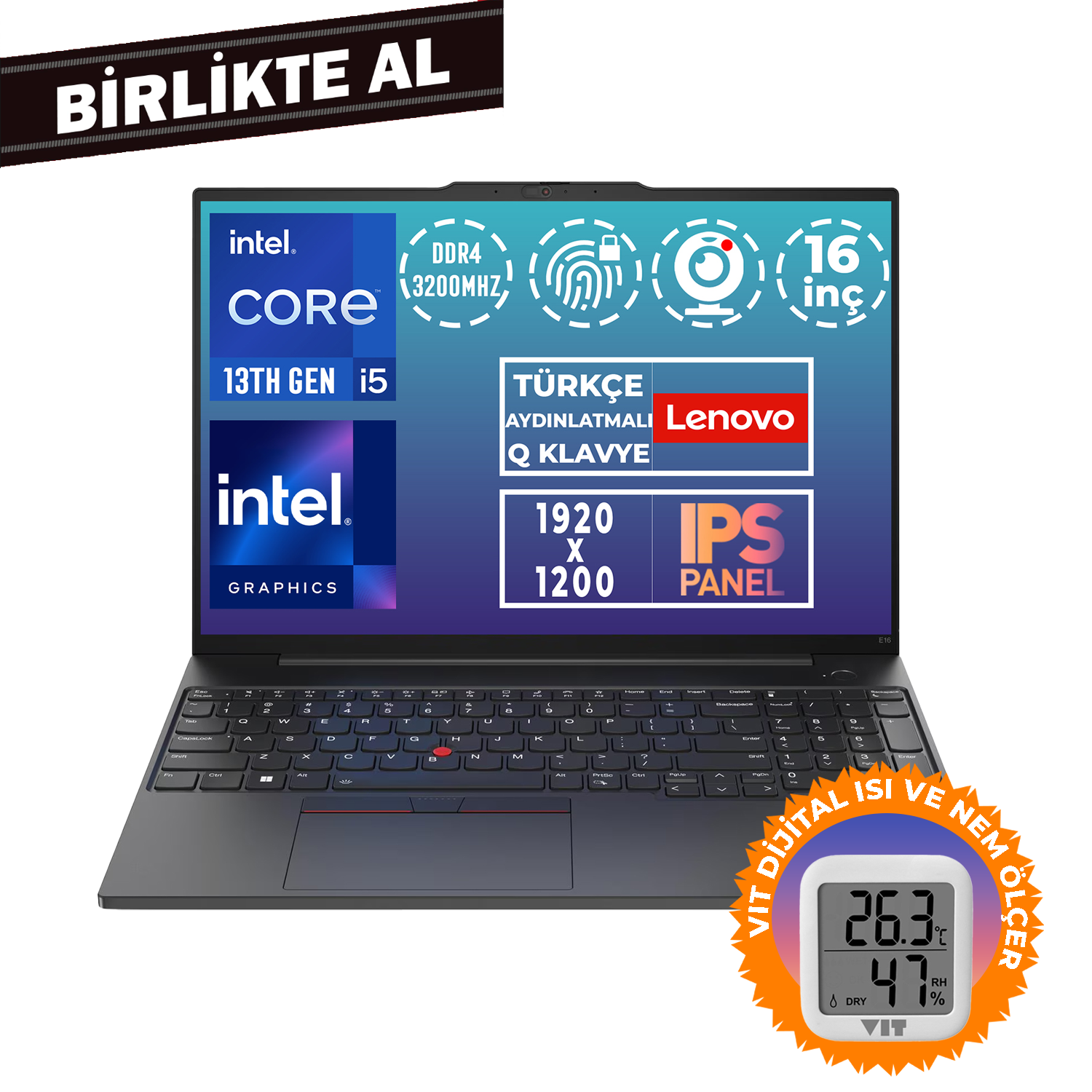 Lenovo ThinkPad E16 G1 i5-13420H 16GB 512GB SSD 16
