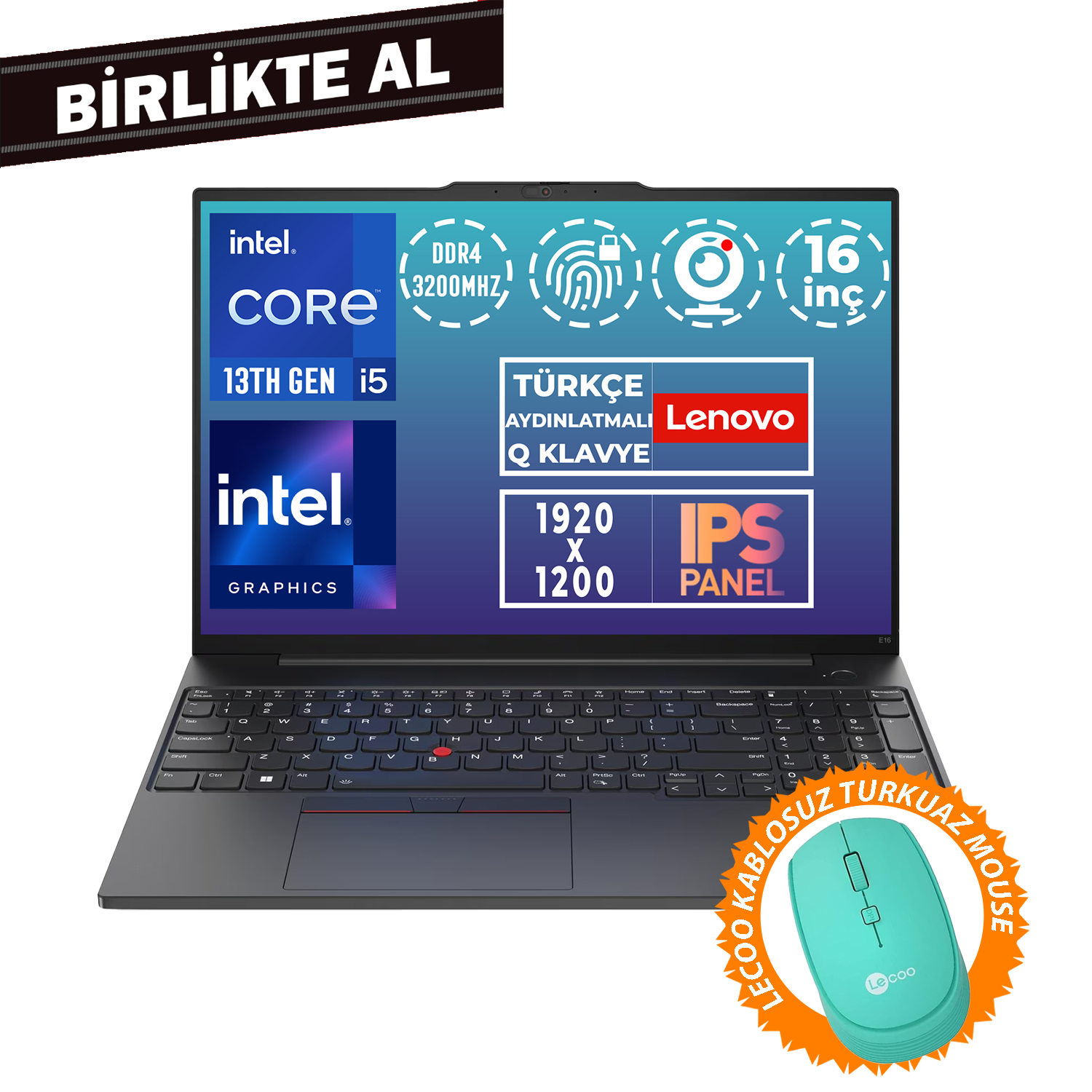 Lenovo ThinkPad E16 G1 i5-13420H 16GB 512GB SSD 16