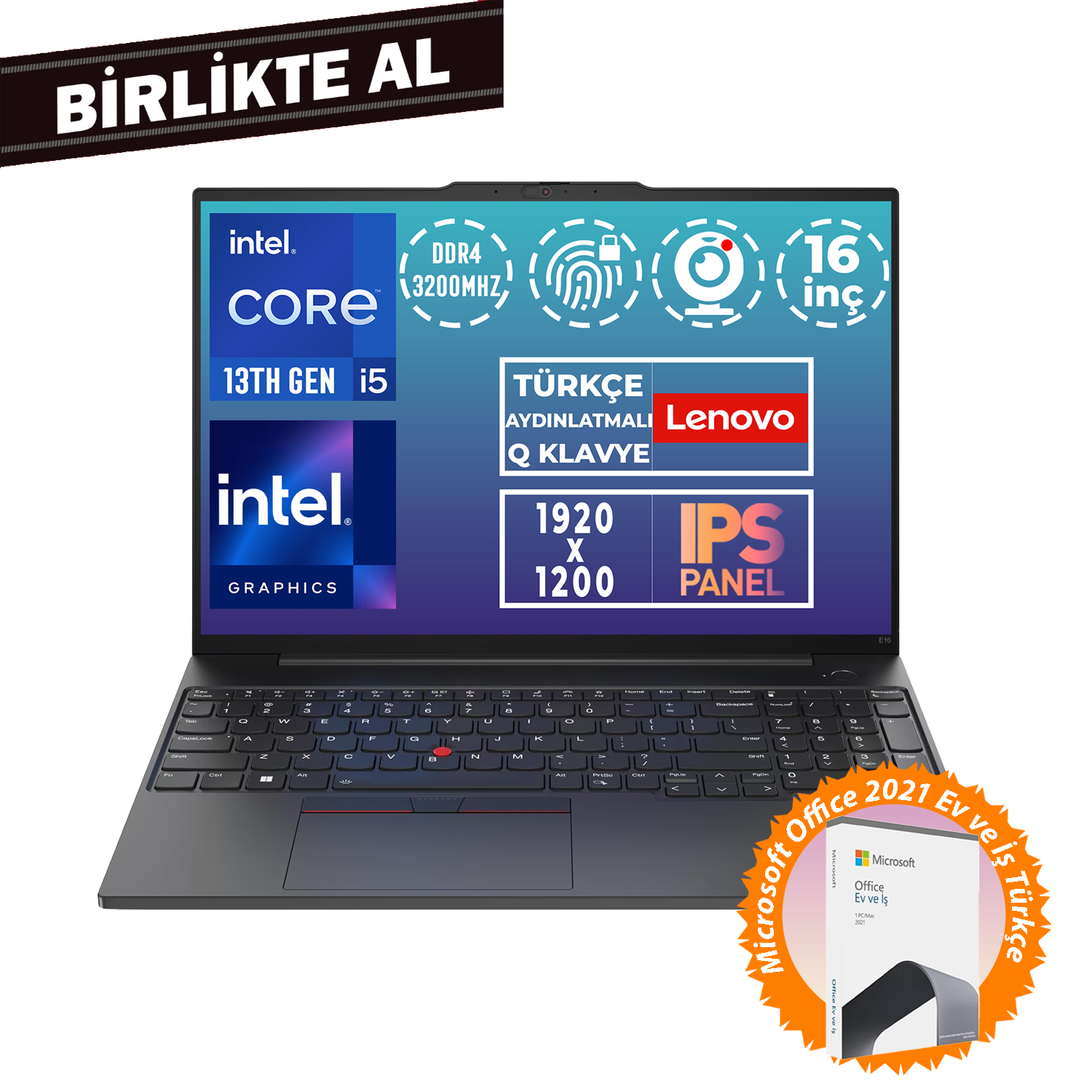Lenovo ThinkPad E16 G1 i5-13420H 40GB 1TB SSD 16