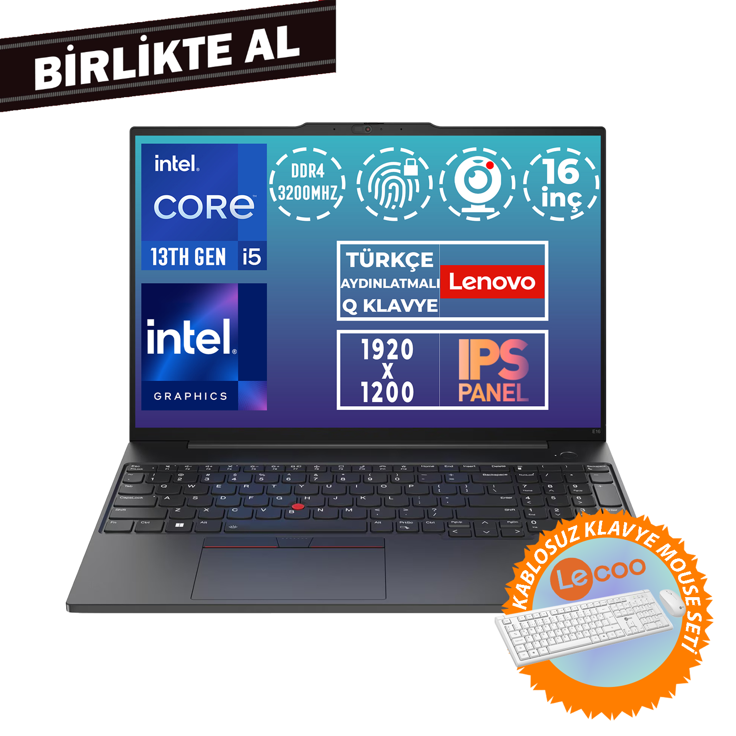 Lenovo ThinkPad E16 G1 i5-13420H 40GB 1TB SSD 16