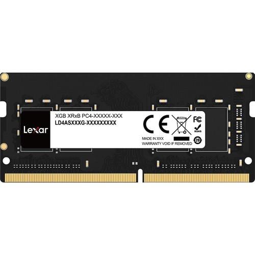 Lexar 32GB DDR4  SODIMM 3200Mhz CL22 1.2V Notebook Bellek LD4AS032G-B3200GSST Bellek (Ram) LEXAR LD4AS032G-B3200GSST Distribütör EXCEL|7143875881794 Lexar 32GB DDR4  SODIMM 3200Mhz CL22 1.2V Notebook Bellek LD4AS032G-B3200GSST