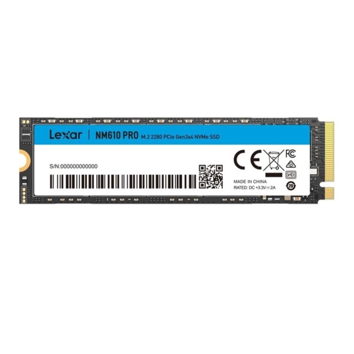 Lexar NM610PRO PCI-Express 3.0 2 TB M.2 SSD  LNM610P002T-RNNNG SSD Disk LEXAR LNM610P002T-RNNNG Distribütör EXCEL|3989578595880 Lexar NM610PRO PCI-Express 3.0 2 TB M.2 SSD  LNM610P002T-RNNNG