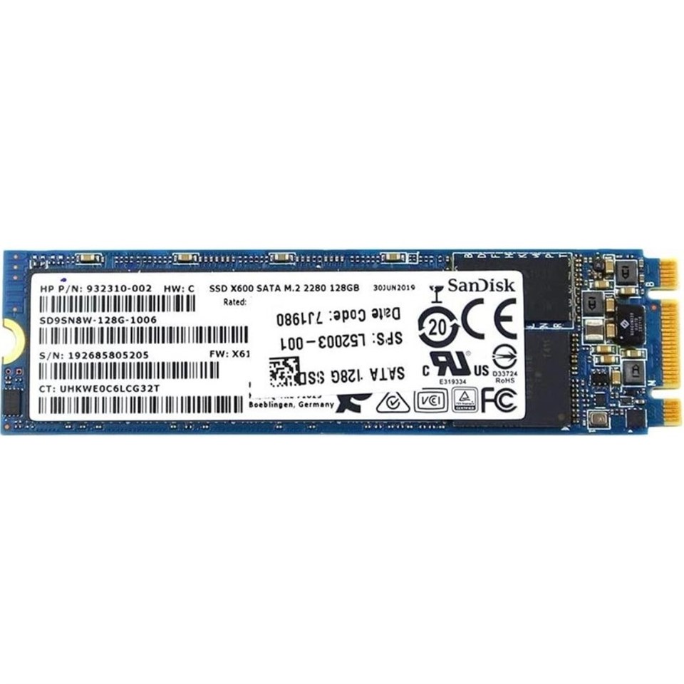 Sandisk x600 SD9SN8W-128G-1006 128GB 2 Sata SSD