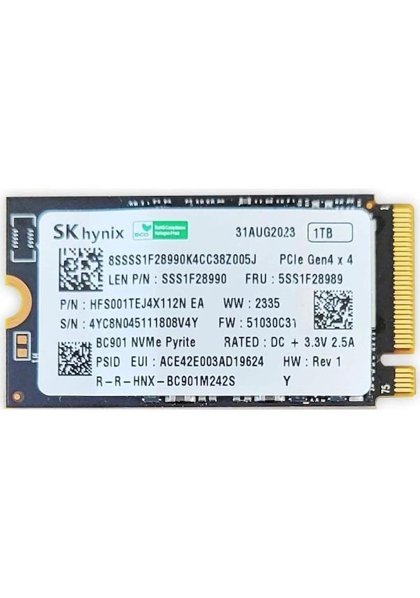 SK Hynix M.2 1TB PCIe NVMe SSD Disk 2242 HFS001TEJ4X112N