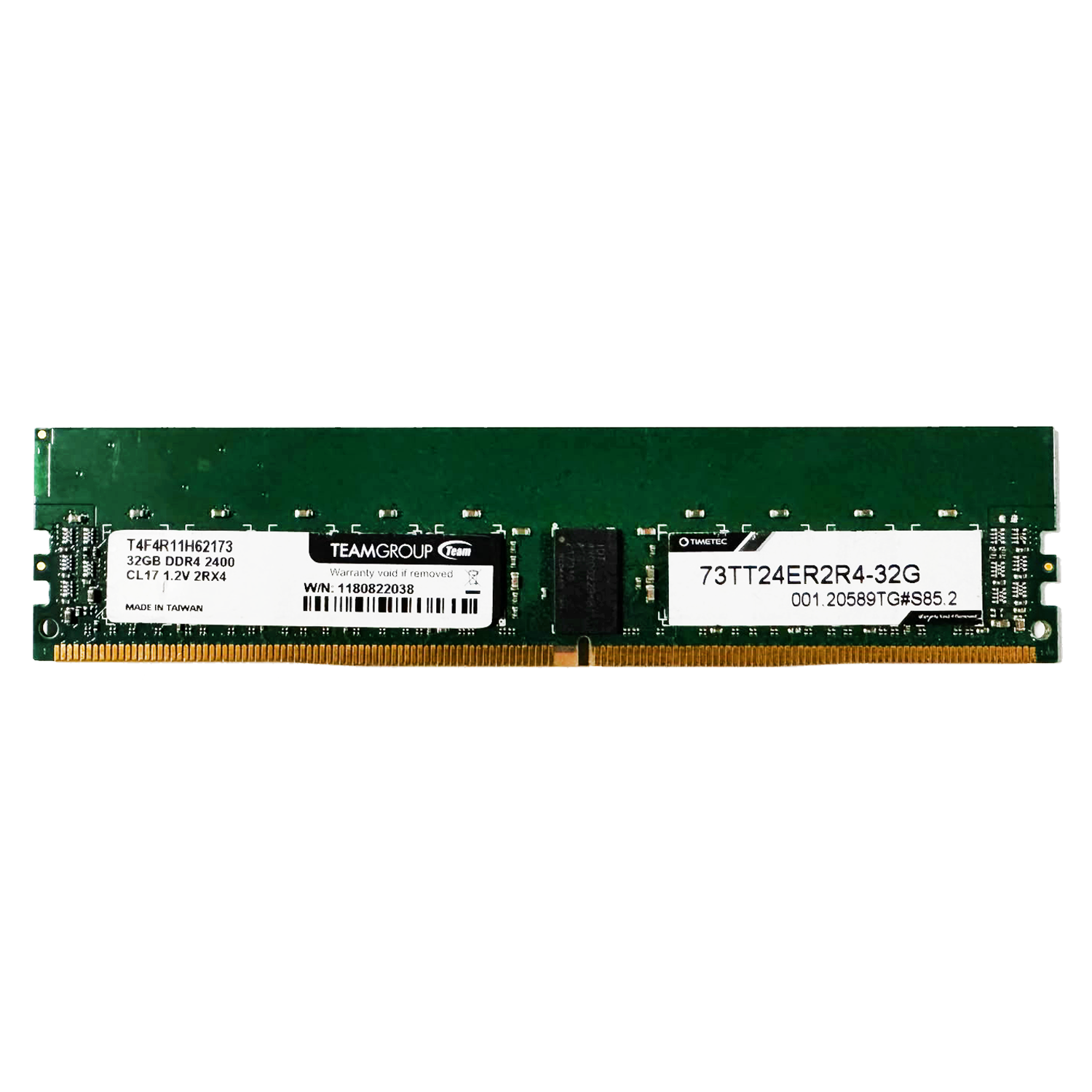 TIMETEC 73TT24ER2R4-32G  32GB 2400MHz DDR4 CL17 ECC UDIMM Ram (KUTUSUZ) Bellek (Ram) Timetec 73TT24ER2R4-32G Distribütör  TIMETEC 73TT24ER2R4-32G  32GB 2400MHz DDR4 CL17 ECC UDIMM Ram (KUTUSUZ)