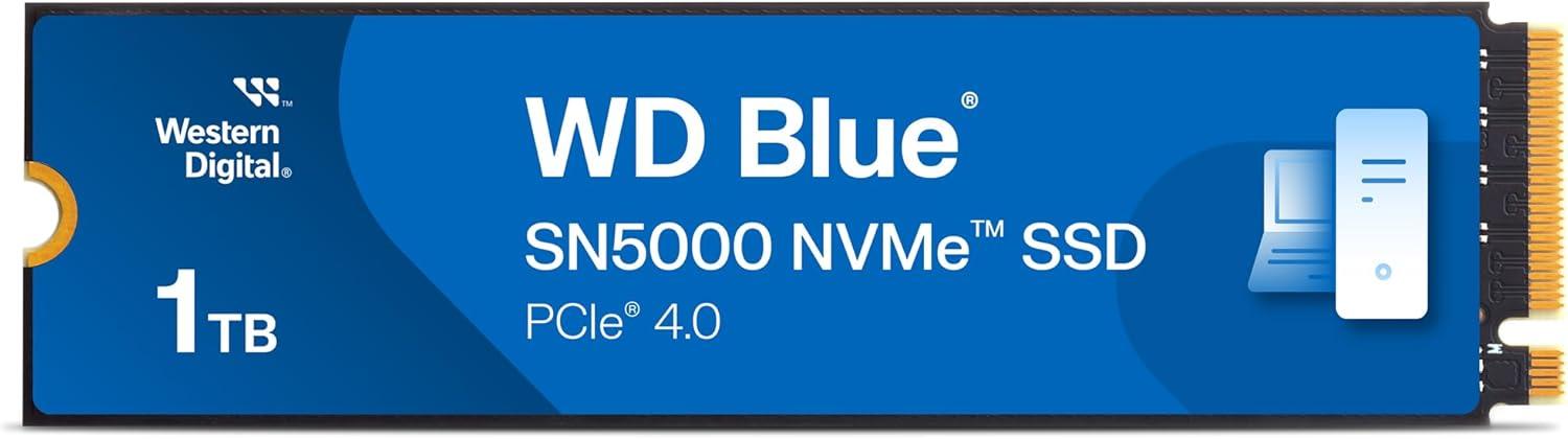 WD Blue 1tb SN5000 5150/4900MB/S Pcıe Gen4 X4 Nvme 2280 M.2 SSD WDS100T4B0E SSD Disk WD WDS100T4B0E Distribütör  WD Blue 1tb SN5000 5150/4900MB/S Pcıe Gen4 X4 Nvme 2280 M.2 SSD WDS100T4B0E