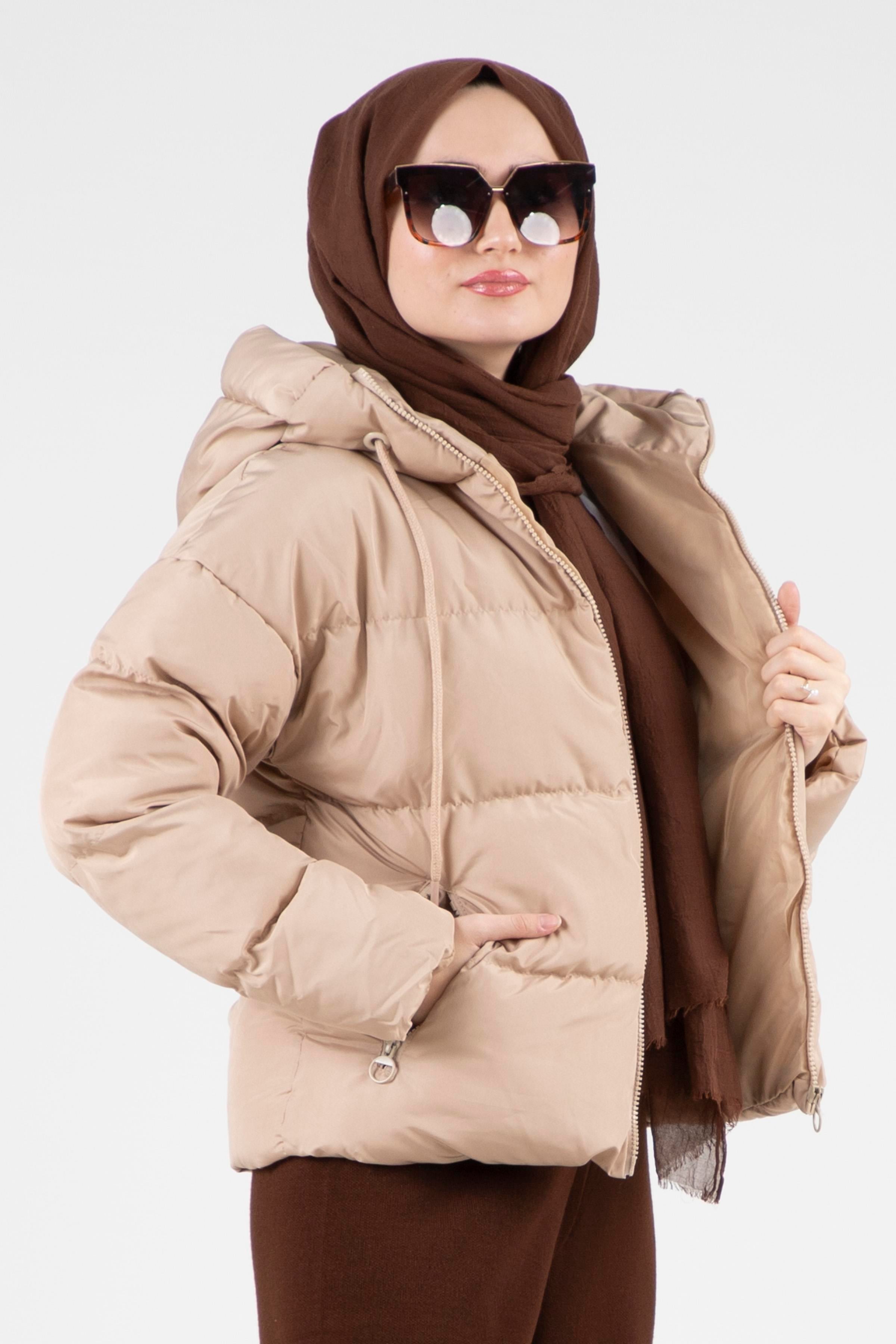 Belboy Şişme Mont-Bej
