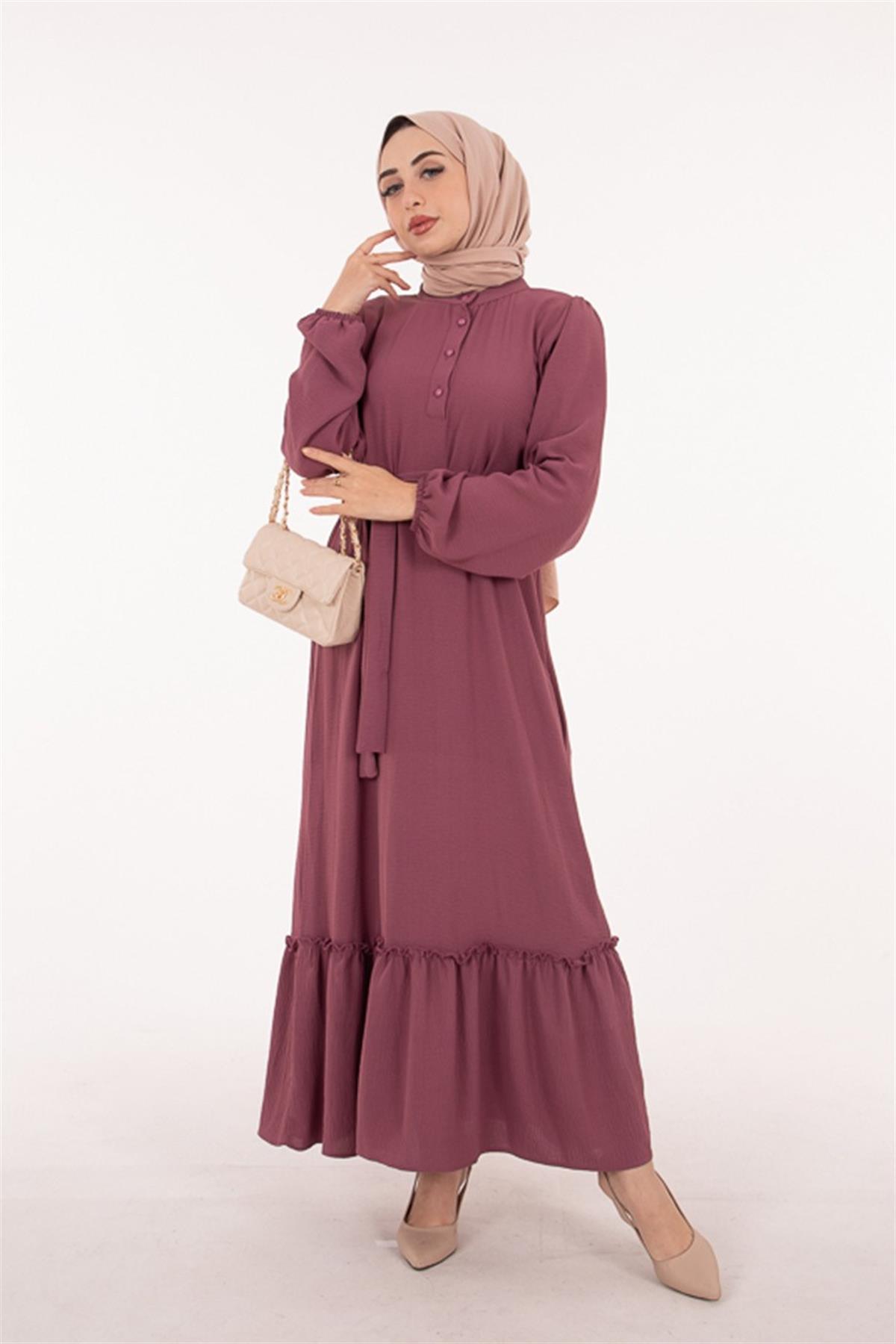 Aerobin Fabric Dress - Rose Color