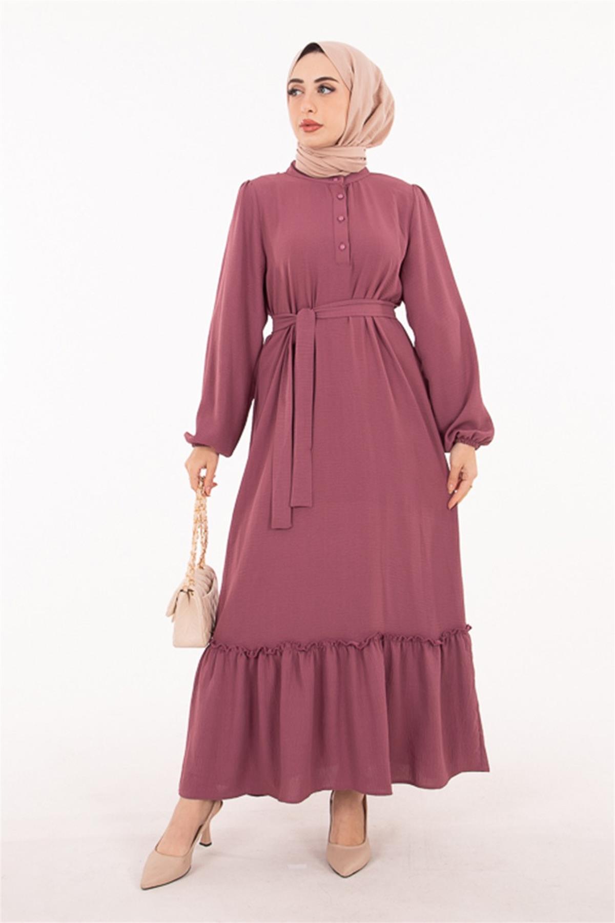 Aerobin Fabric Dress - Rose Color