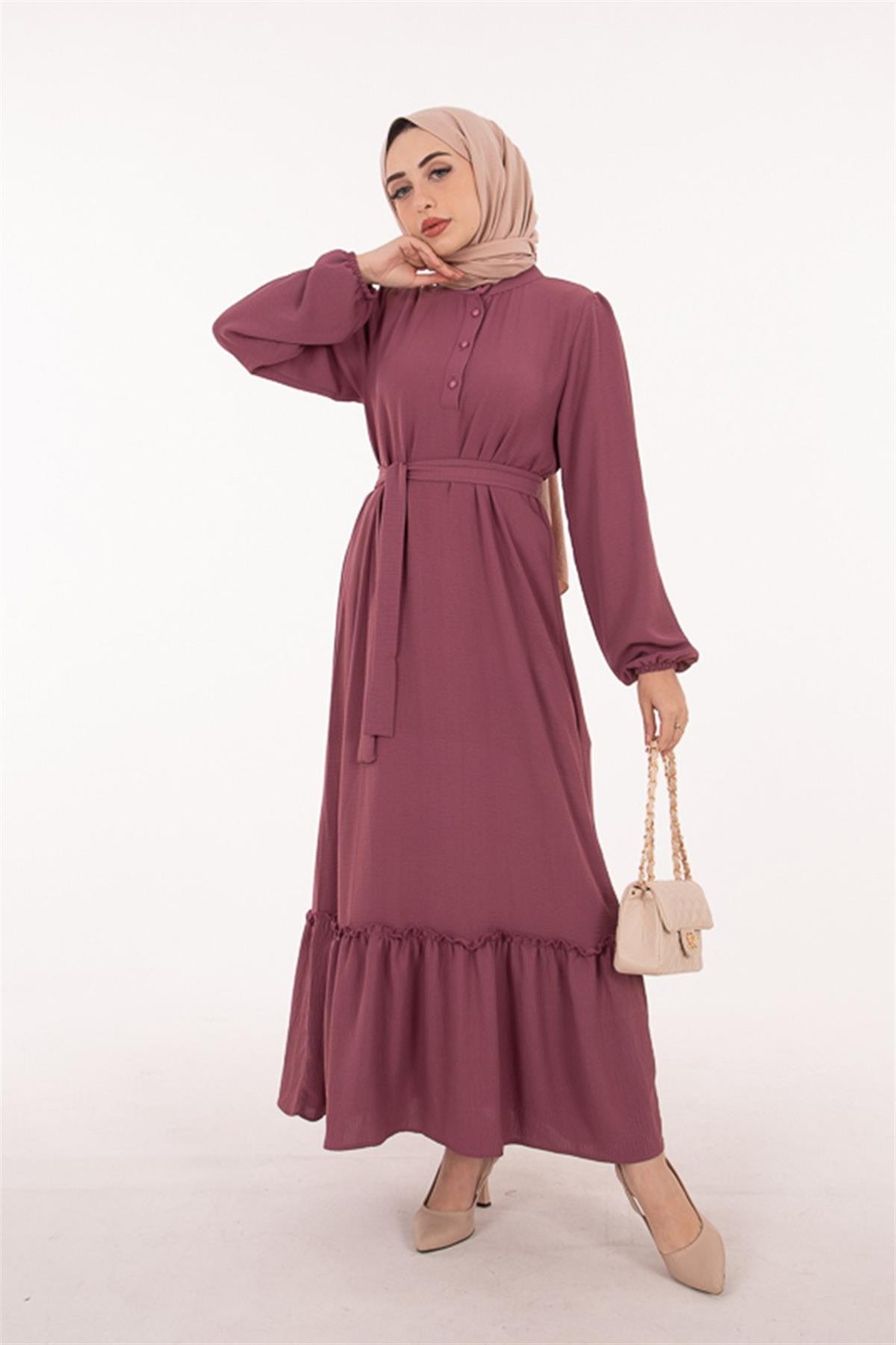 Aerobin Fabric Dress - Rose Color