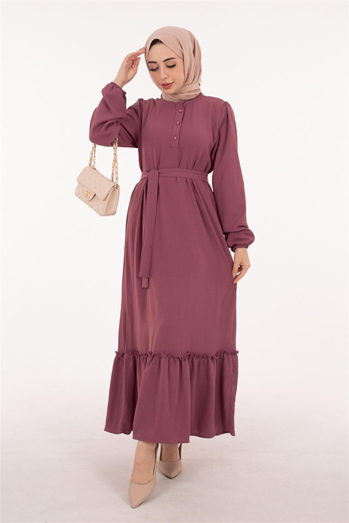 Aerobin Fabric Dress - Rose Color