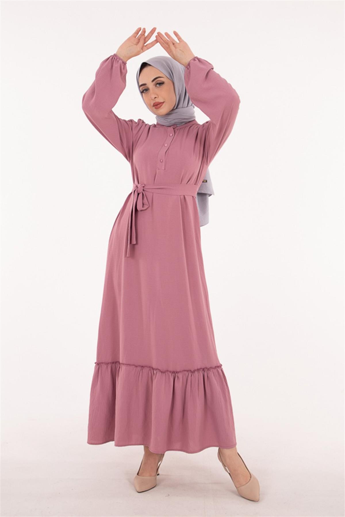 Aerobin Fabric Dress - Pink