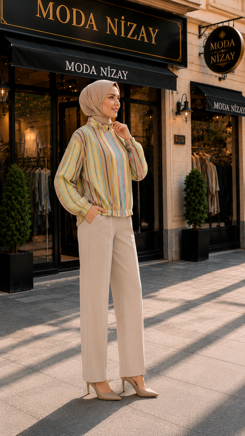 Bomber Ceket-SARI