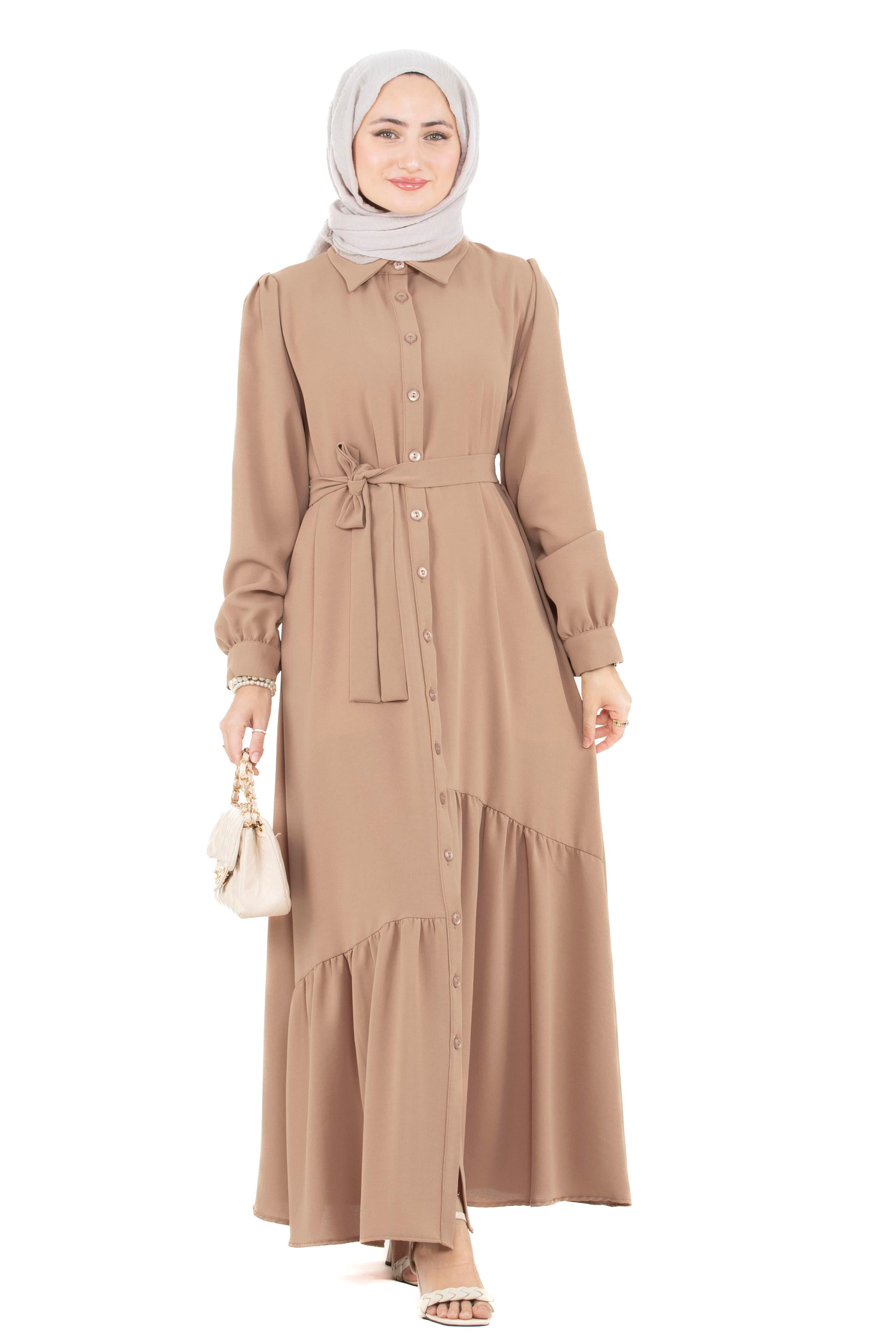 Button-Front Dress-Came