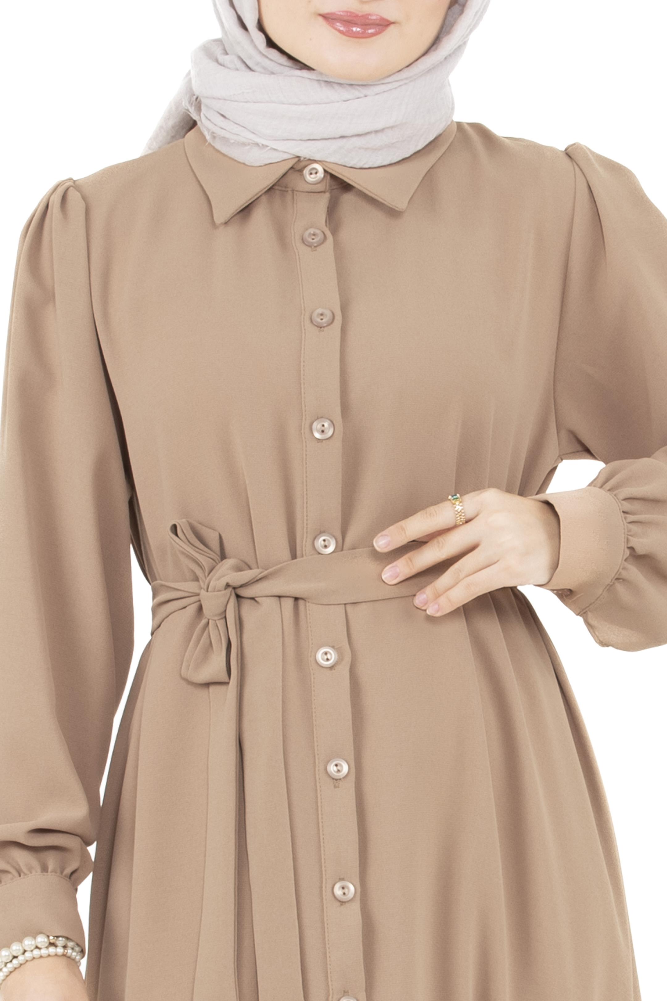 Button-Front Dress-Came