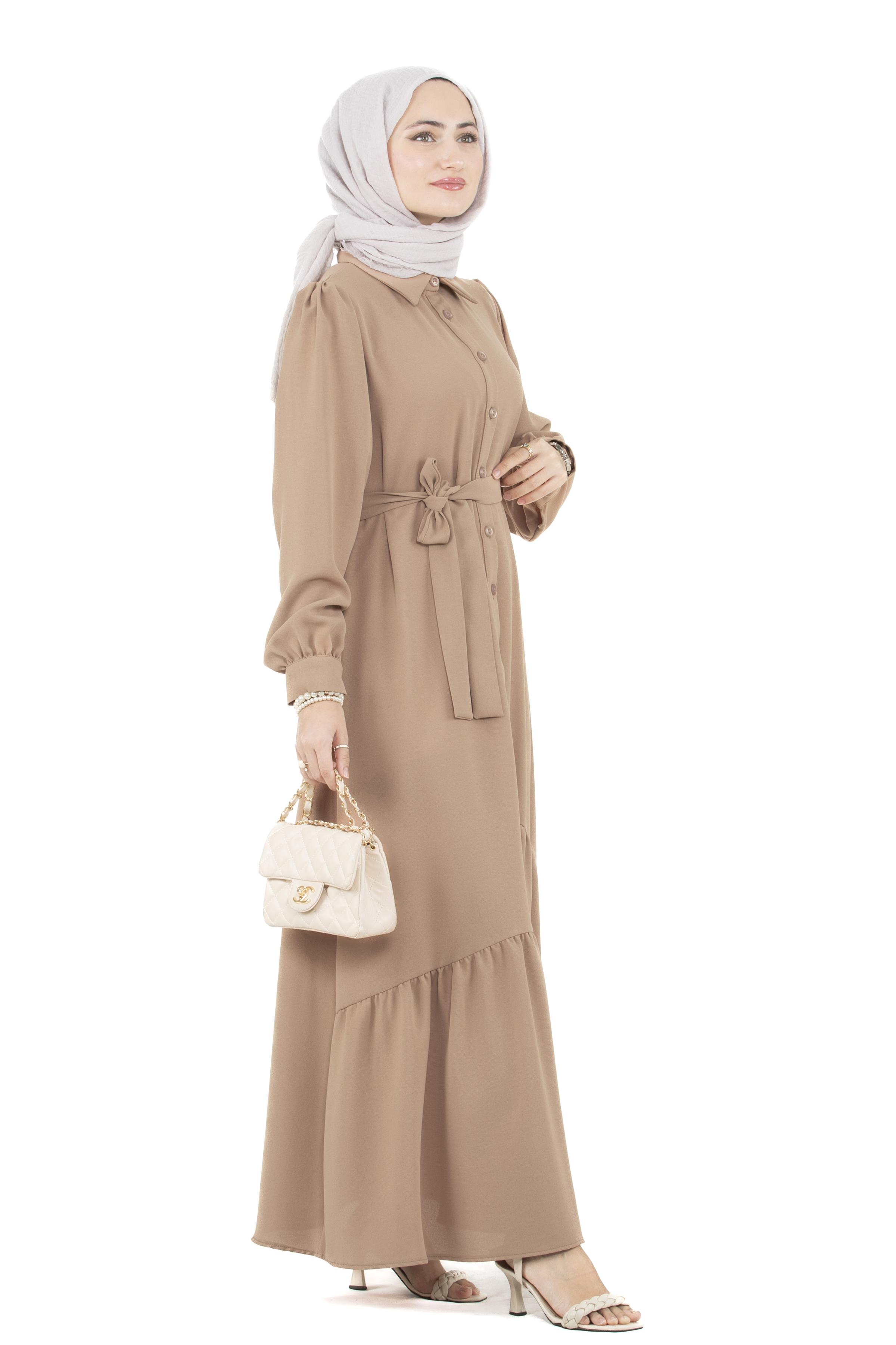 Button-Front Dress-Came