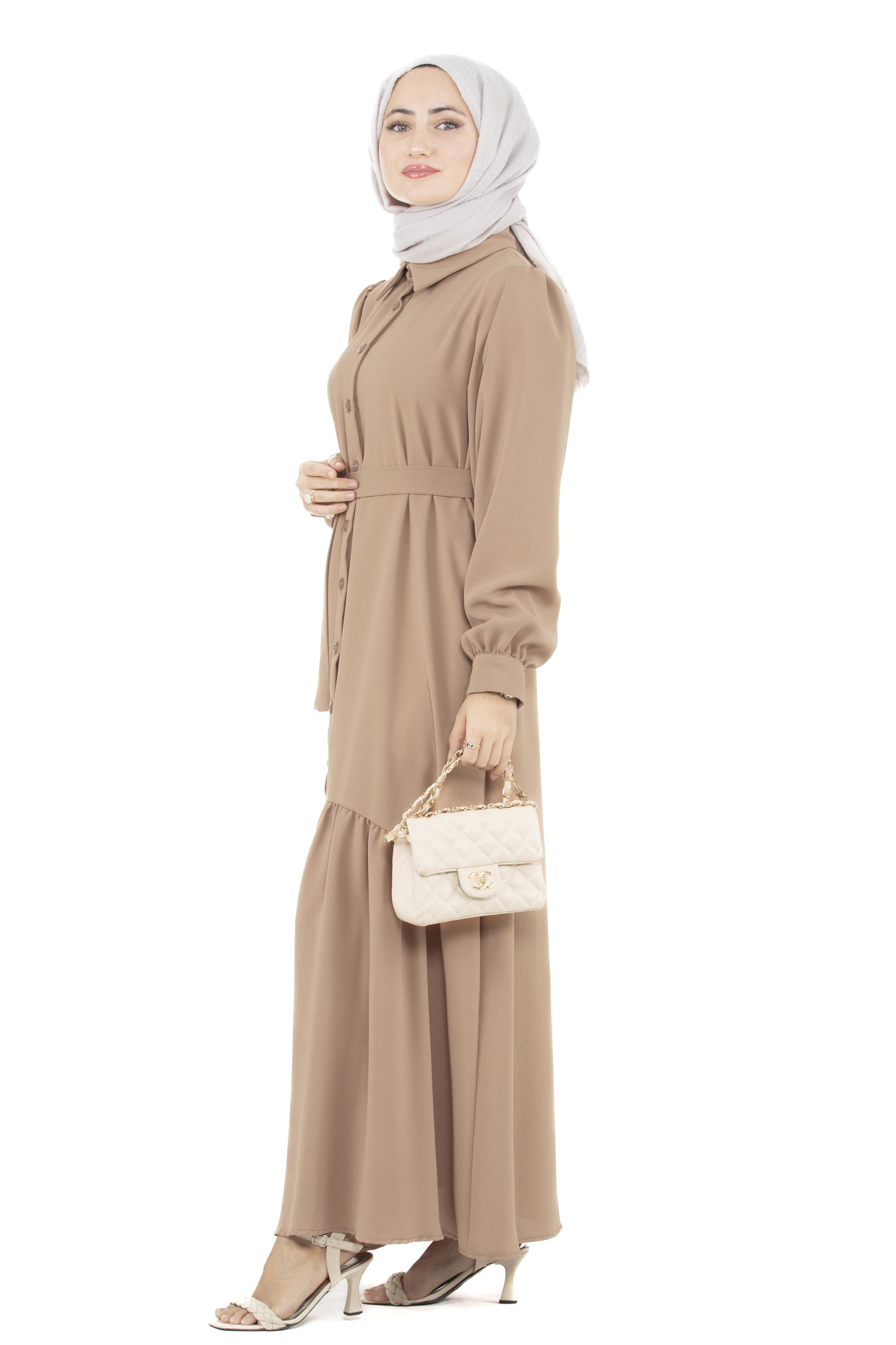 Button-Front Dress-Came