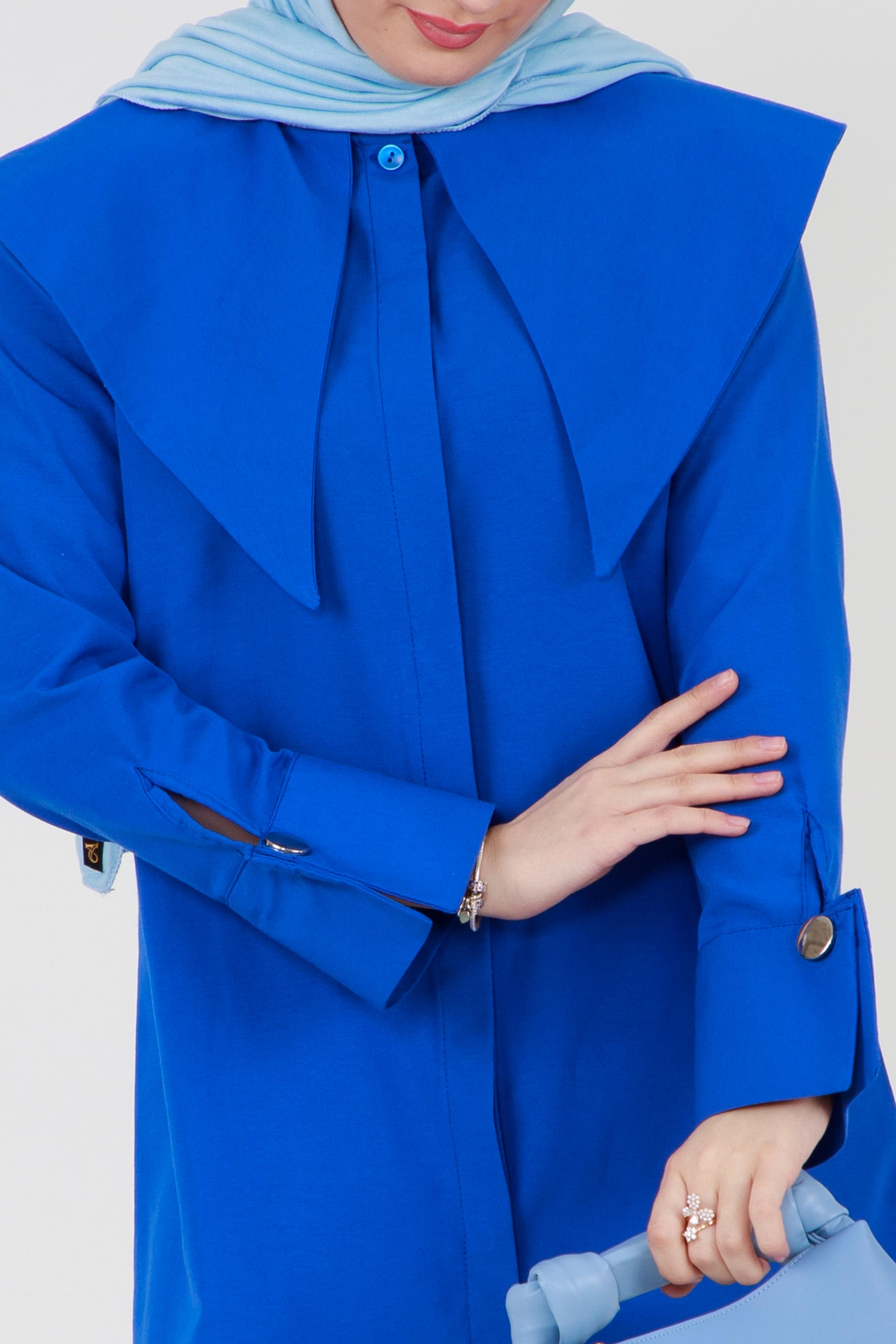 Large Collared Shirt-Blue