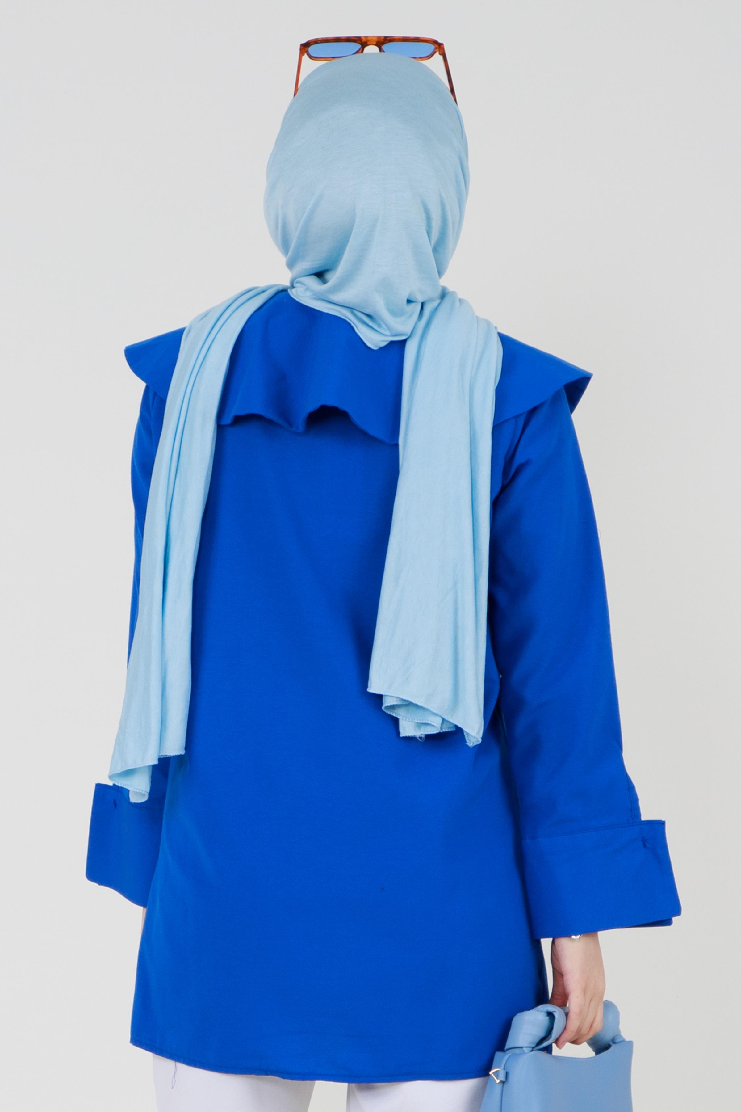 Large Collared Shirt-Blue